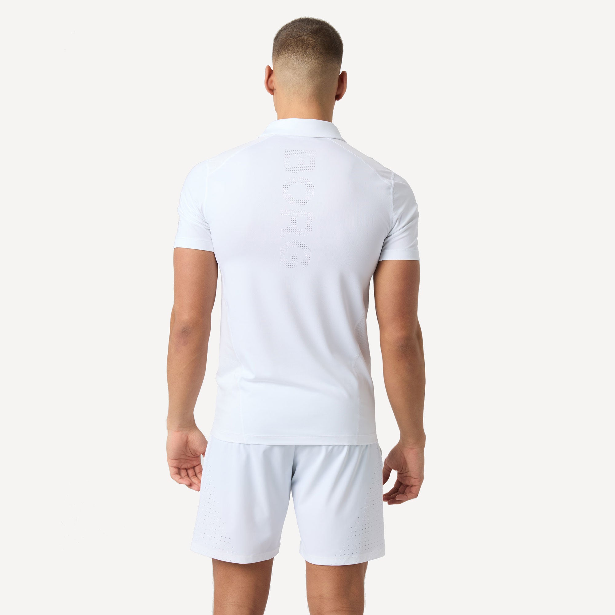 Björn Borg Ace Men's Mesh Panel Tennis Polo - White (2)