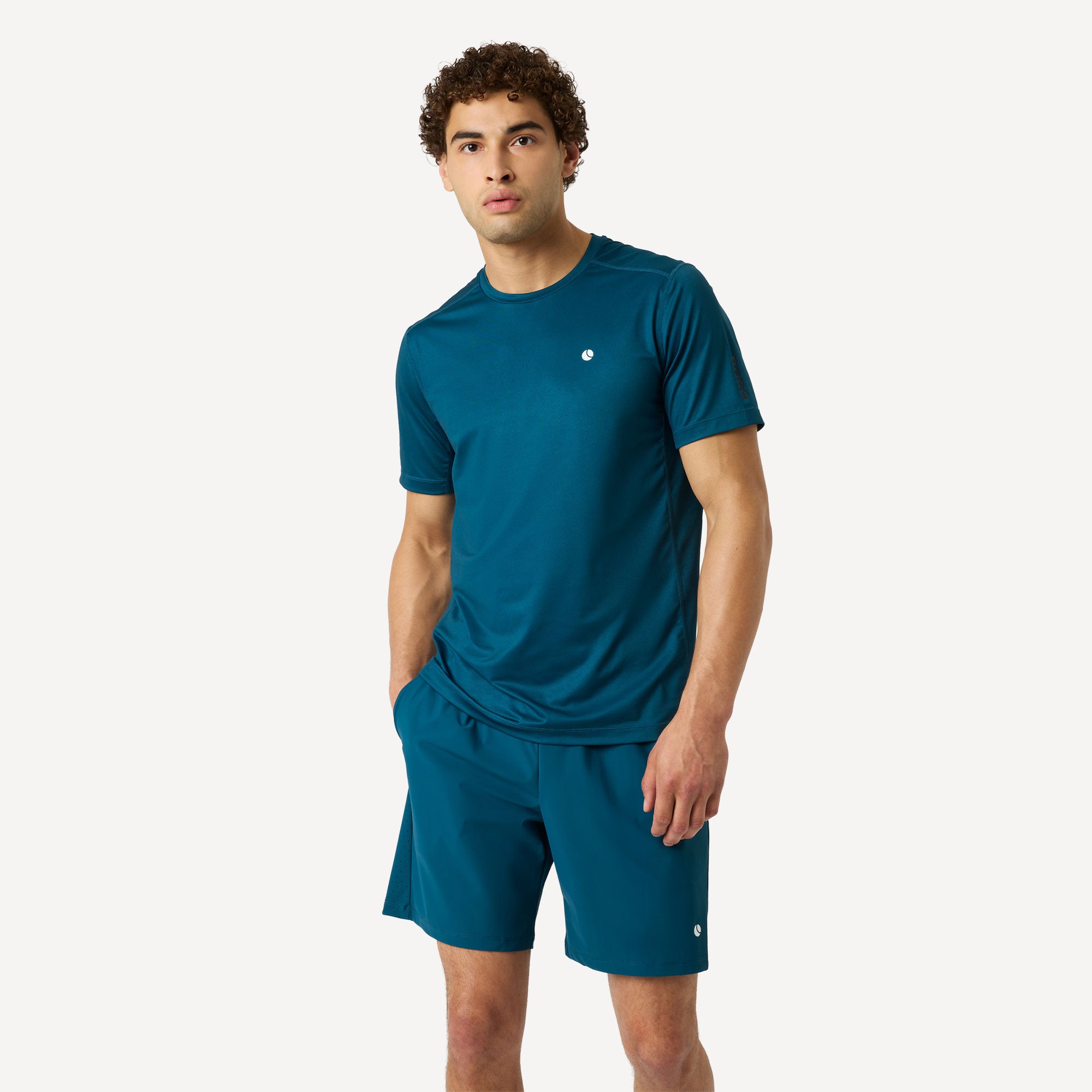 Björn Borg Ace Men's Mesh Panel Tennis Shirt - Green (1)