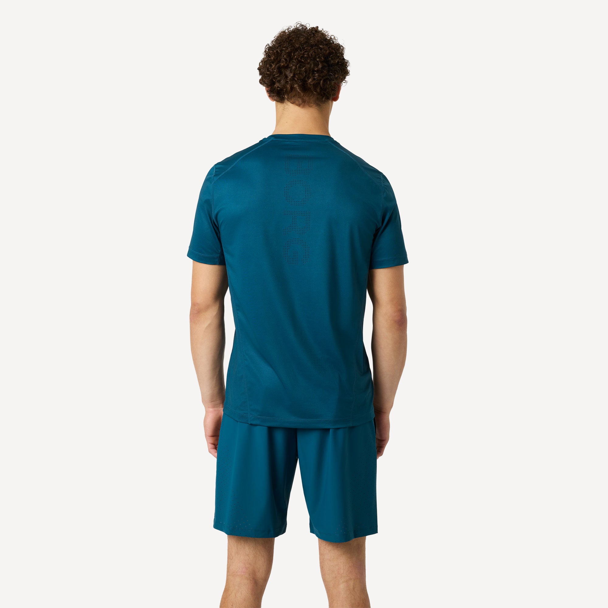 Björn Borg Ace Men's Mesh Panel Tennis Shirt - Green (2)