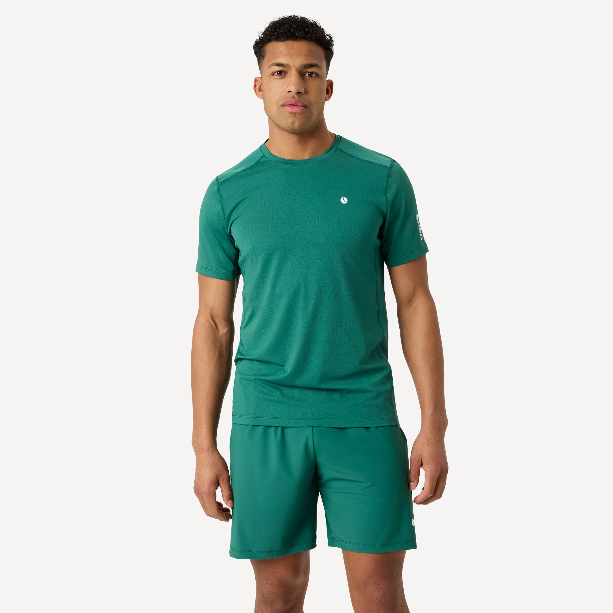 Björn Borg Ace Men's Mesh Panel Tennis Shirt - Green (1)