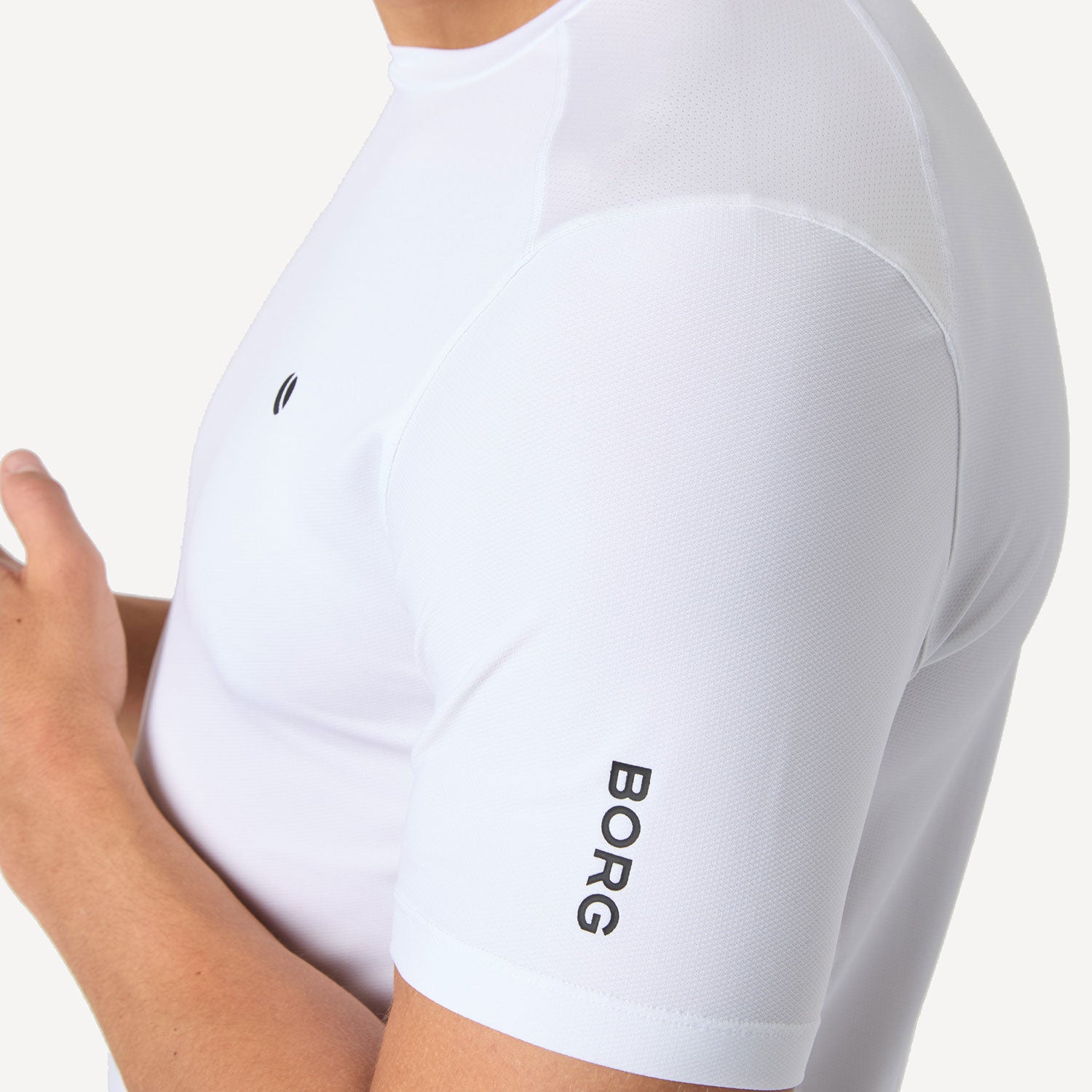 Björn Borg Ace Men's Mesh Panel Tennis Shirt - White (5)