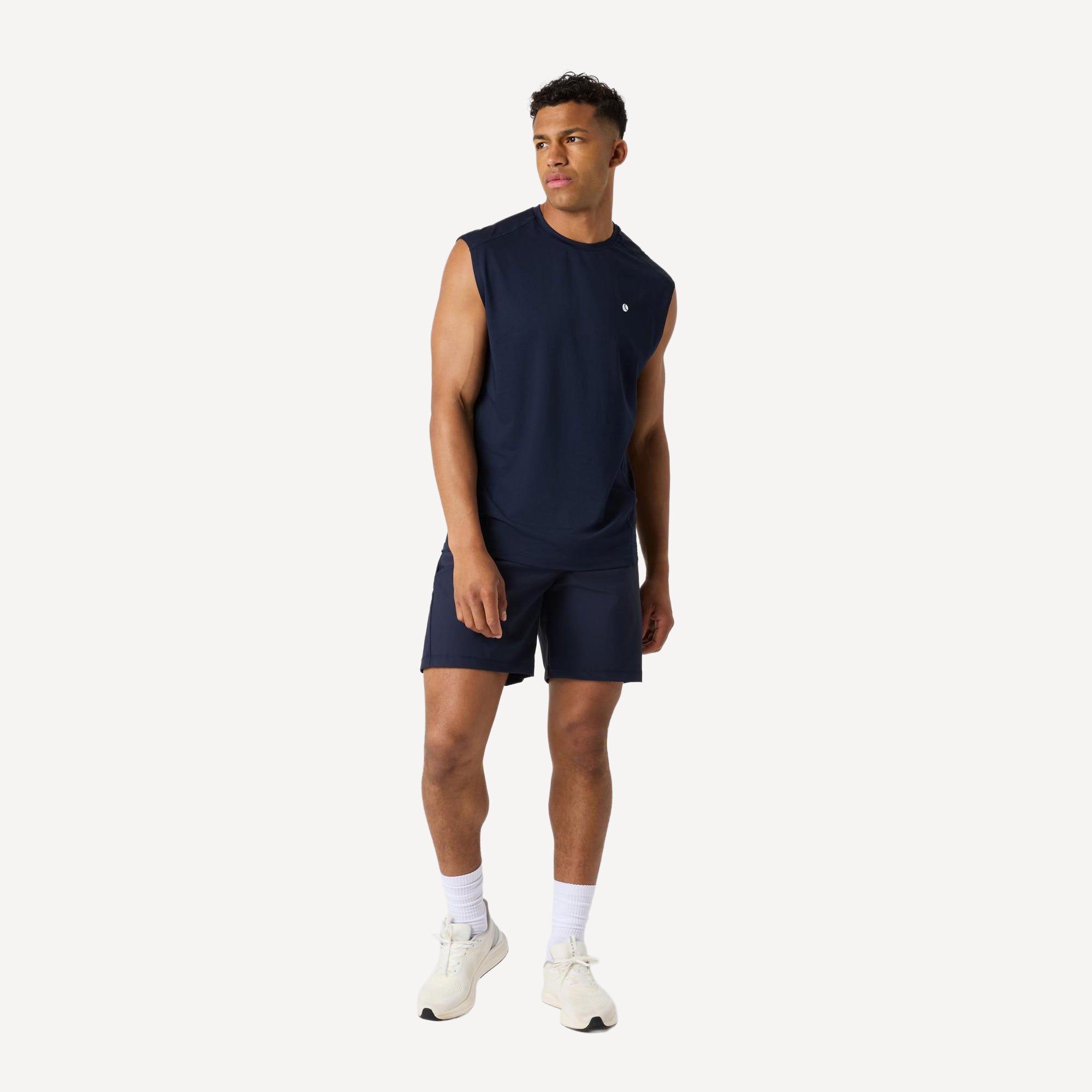 Björn Borg Ace Men's Mesh Panel Tennis Tank - Dark Blue (3)