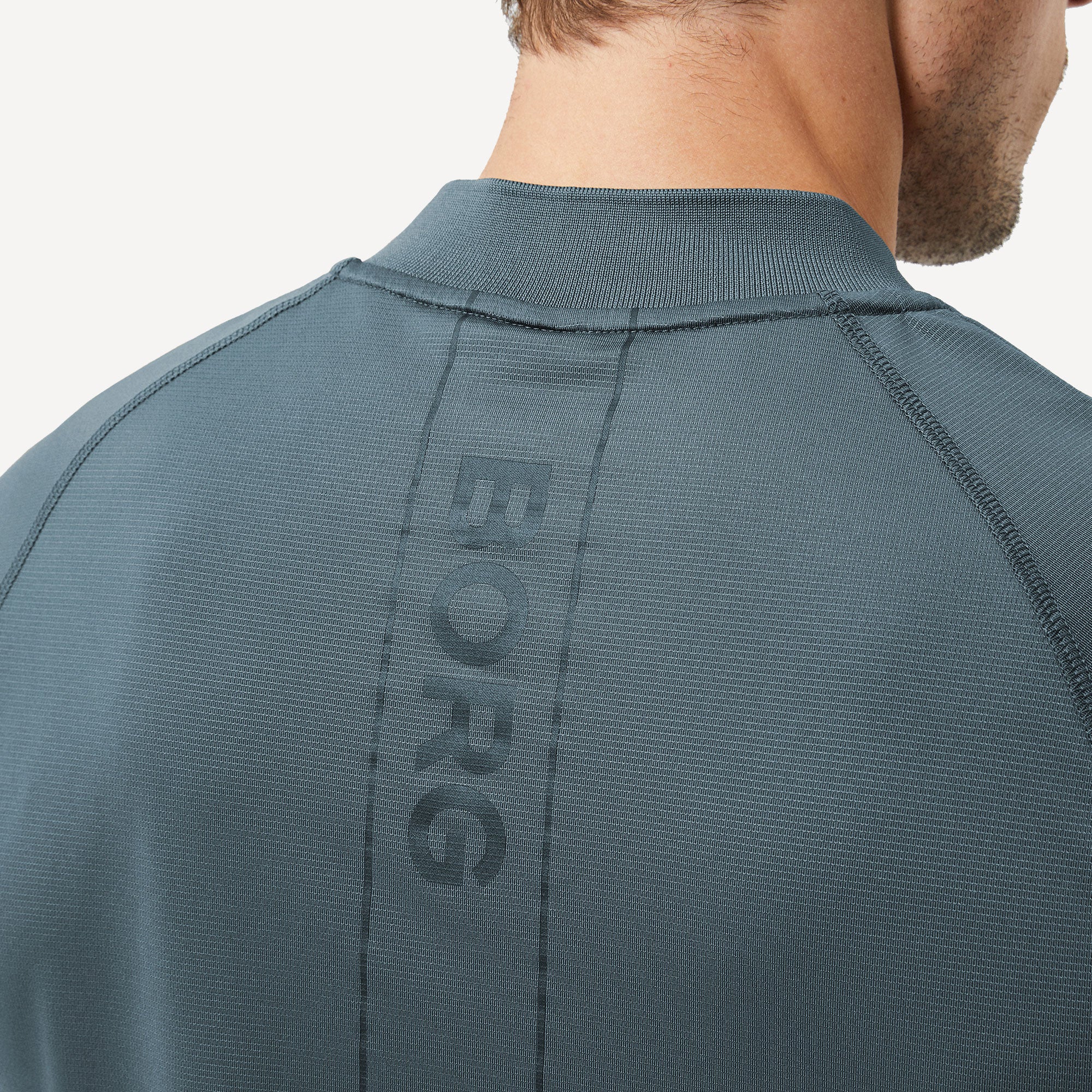 Björn Borg Ace Men's Performance Zip Tennis Polo - Green (3)