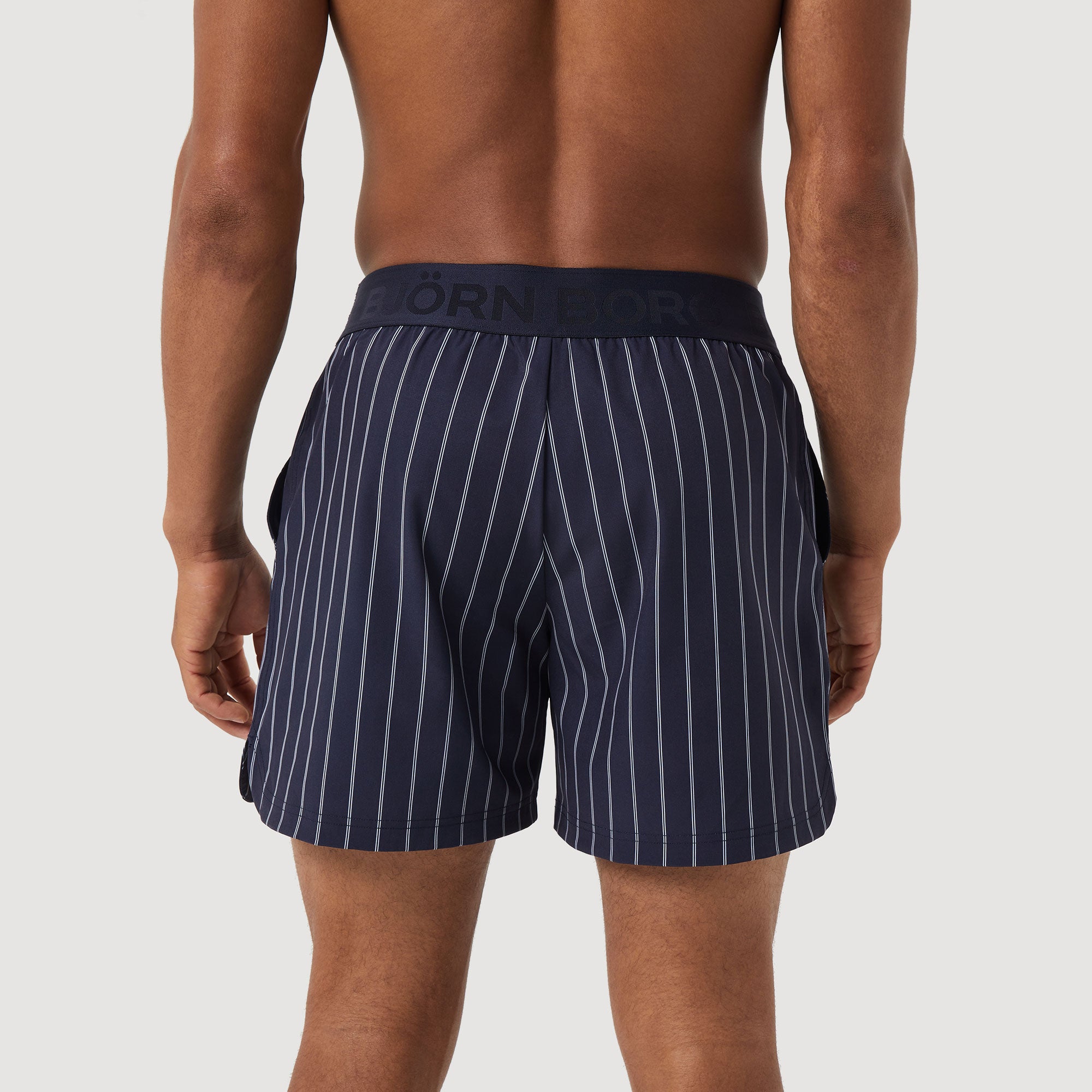 Björn Borg Ace Men's Stripe Short Tennis Shorts - Dark Blue (2)