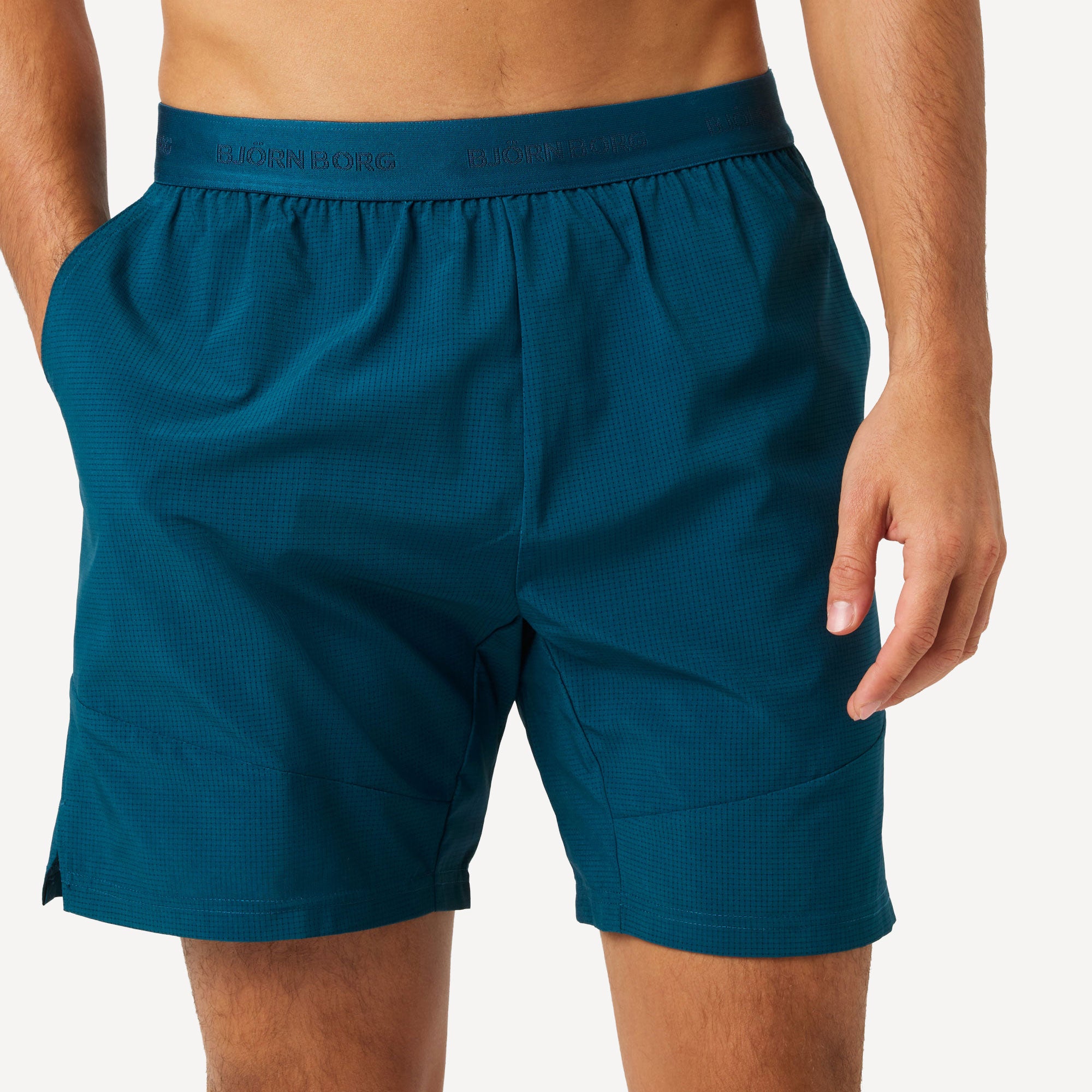 Björn Borg Ace Pro Men's 8-Inch Tennis Shorts - Green (1)