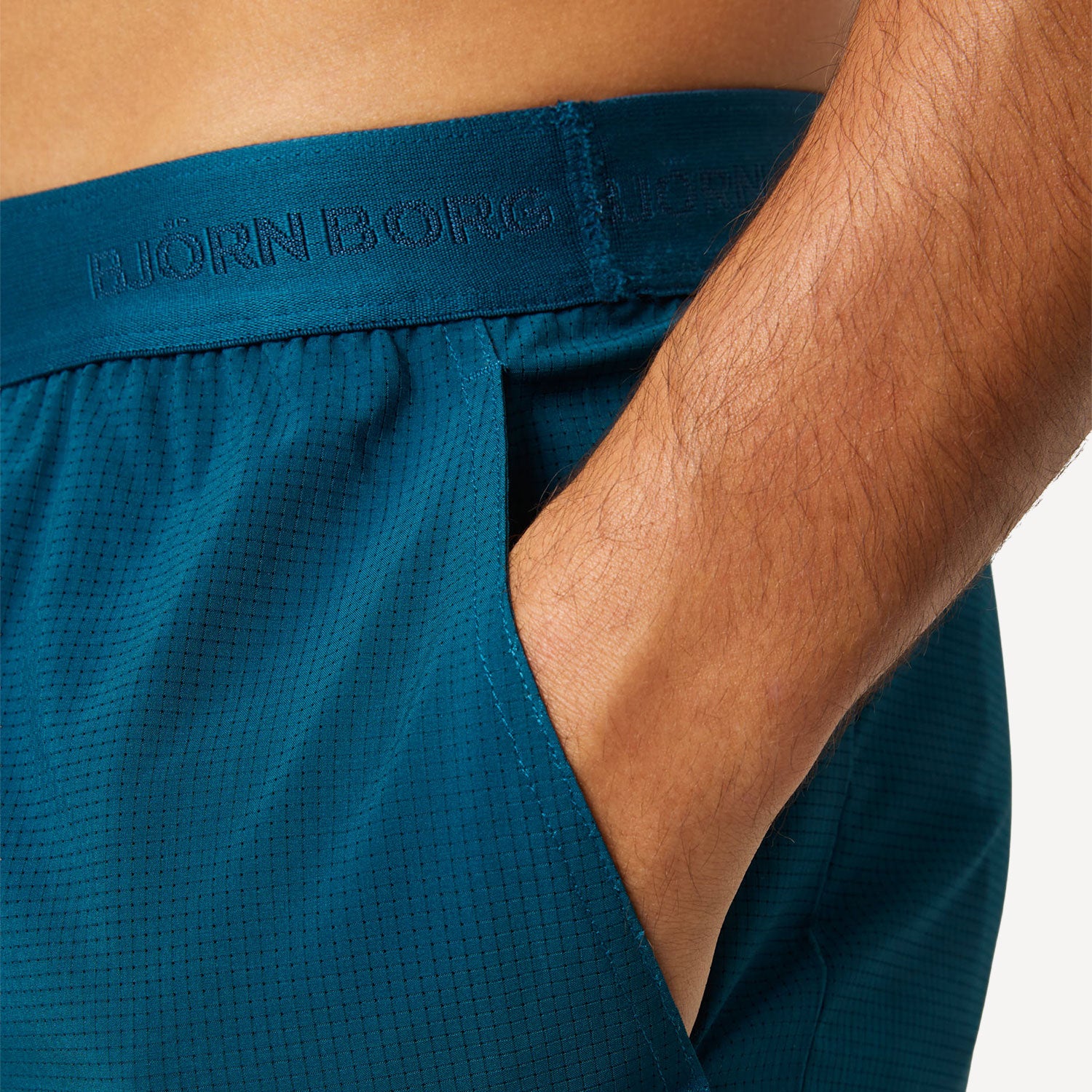 Björn Borg Ace Pro Men's 8-Inch Tennis Shorts - Green (4)