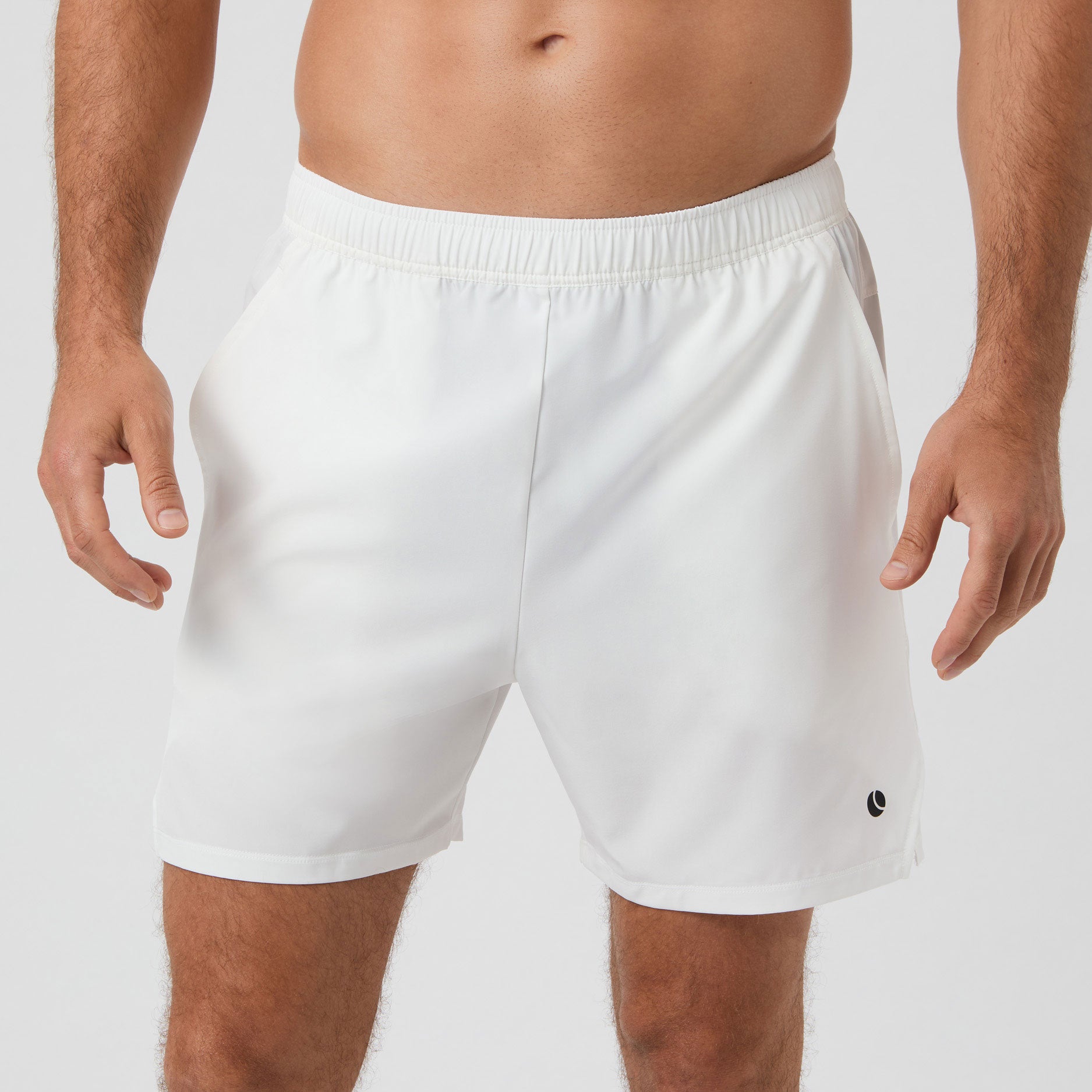 Björn Borg Ace Racquet Men's 7-Inch Tennis Shorts - White (1)