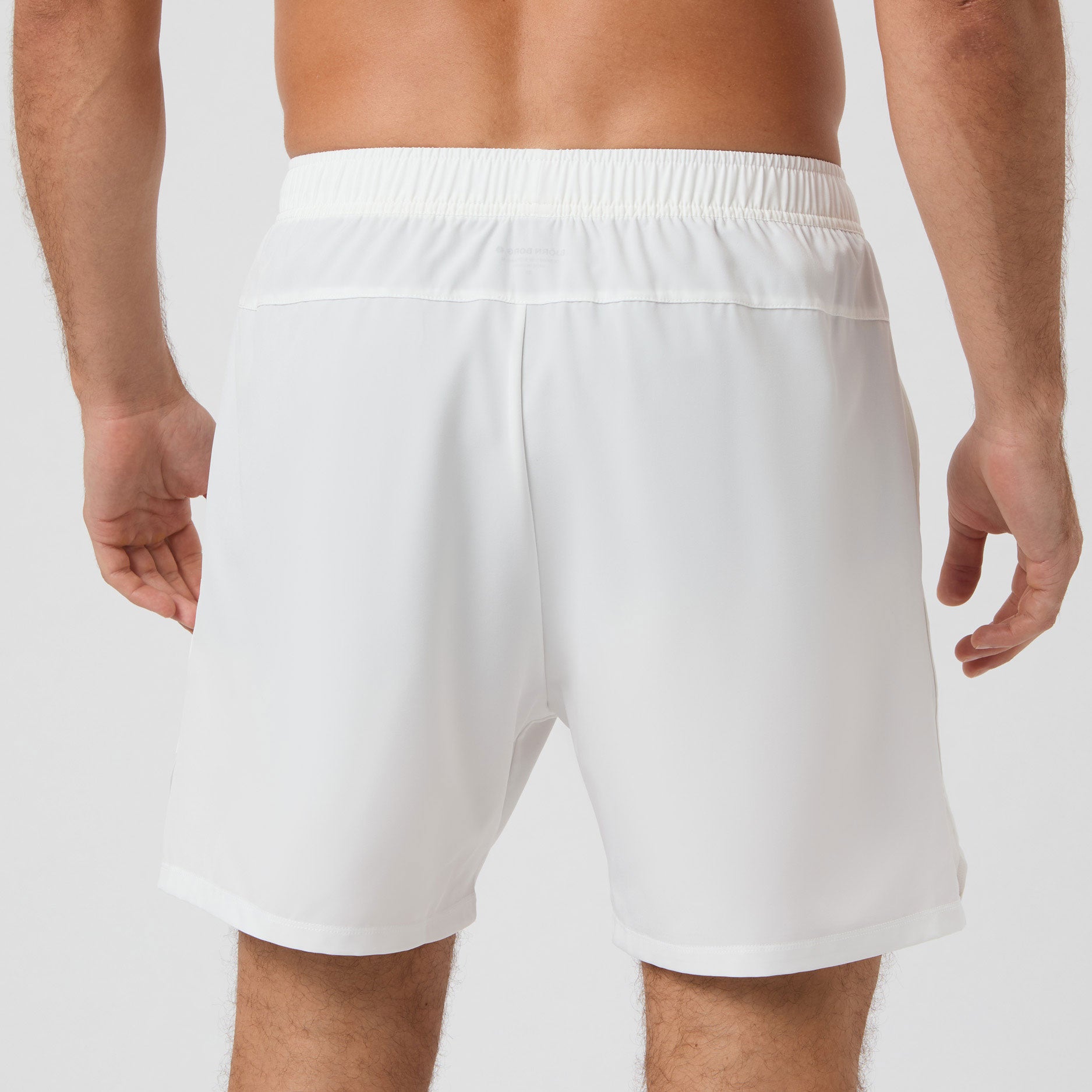 Björn Borg Ace Racquet Men's 7-Inch Tennis Shorts - White (2)