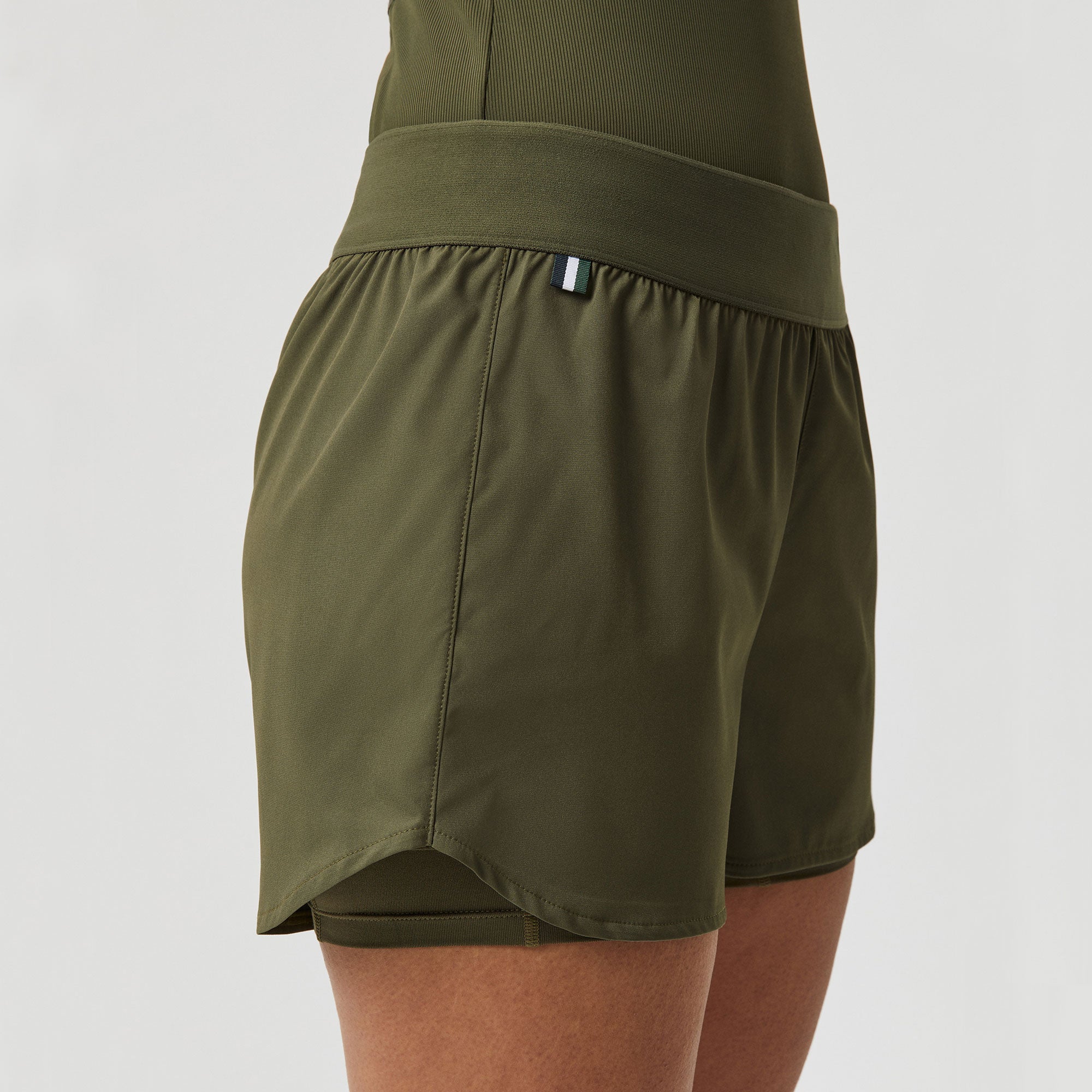 Björn Borg Ace Women's 2IN1 Tennis Shorts - Green (4)