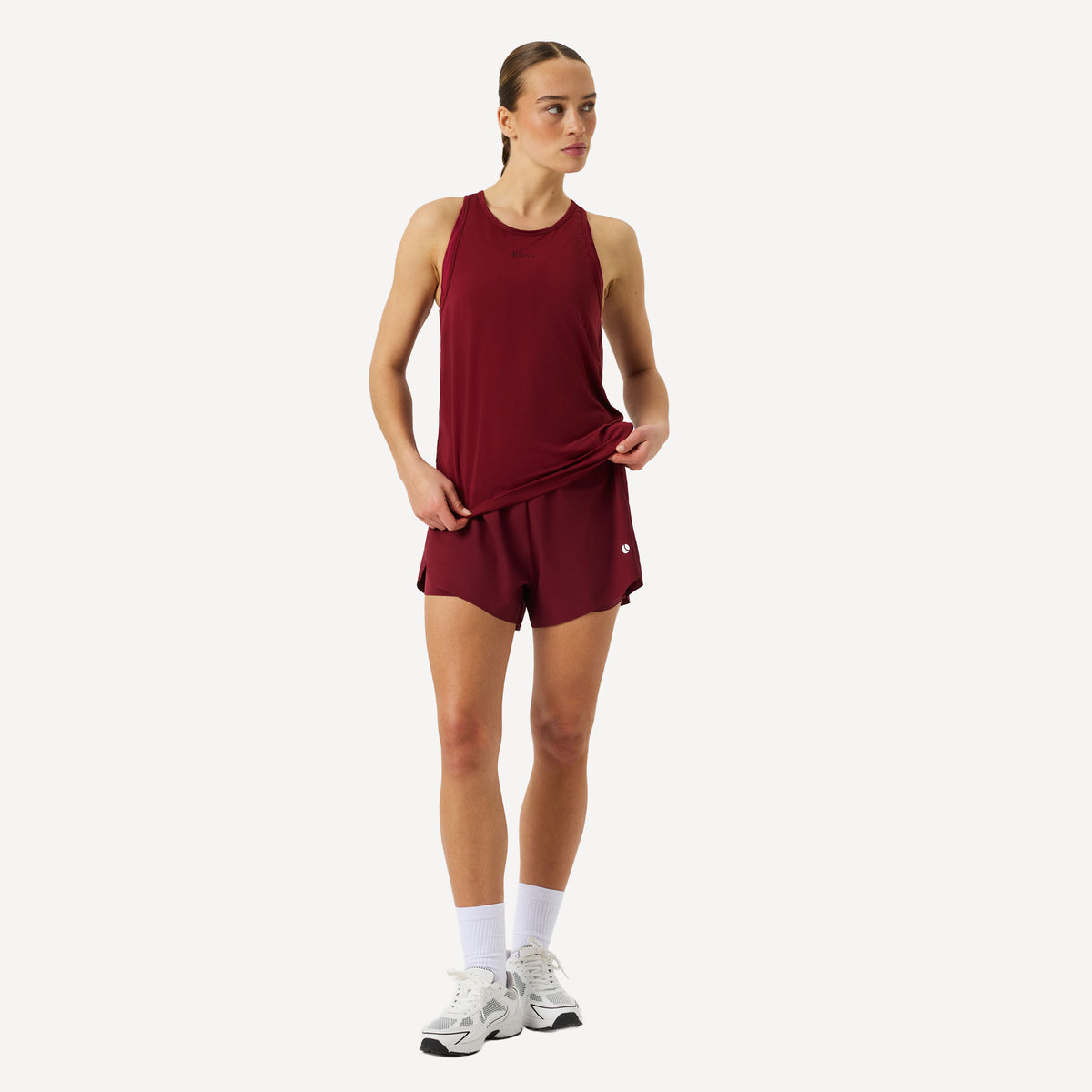 Björn Borg Ace Women's 2IN1 Tennis Shorts - Red (3)