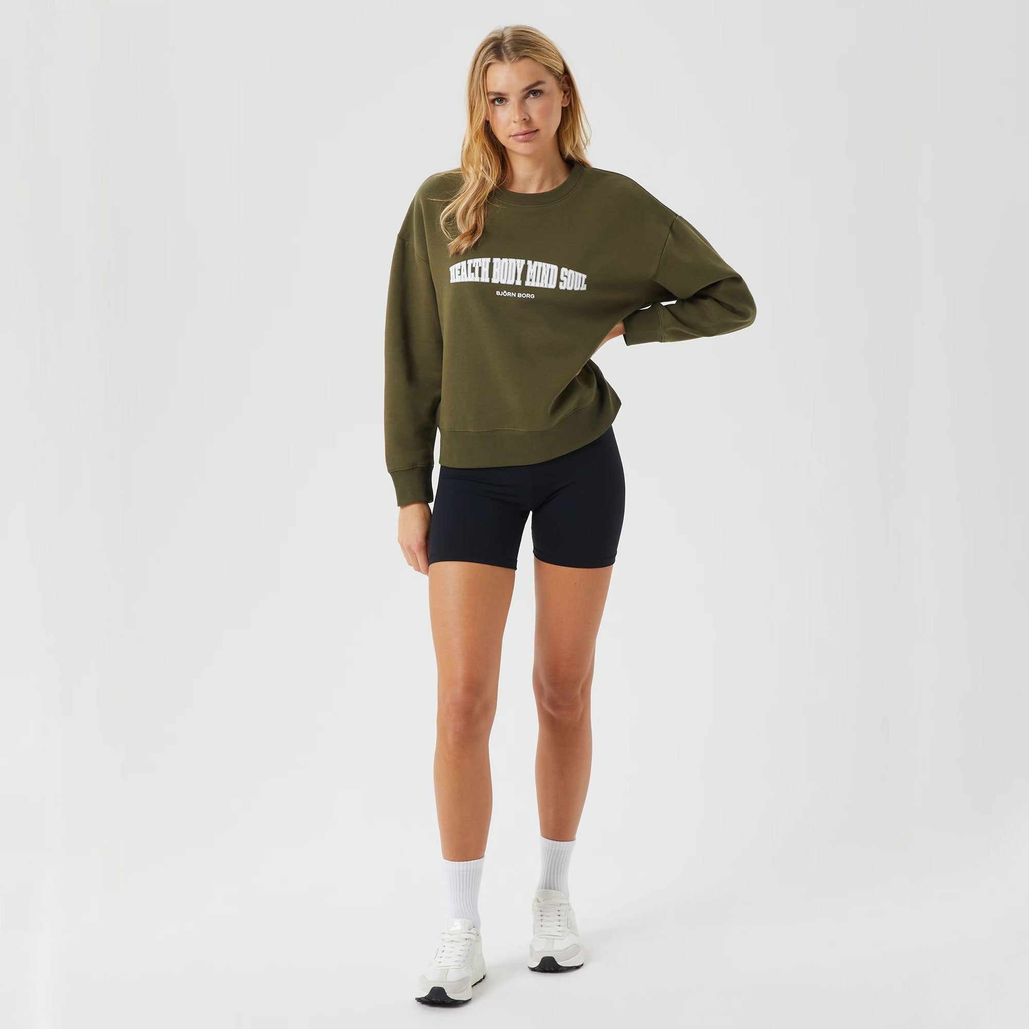 Björn Borg Ace Women's Boyfriend Tennis Sweater - Green (3)