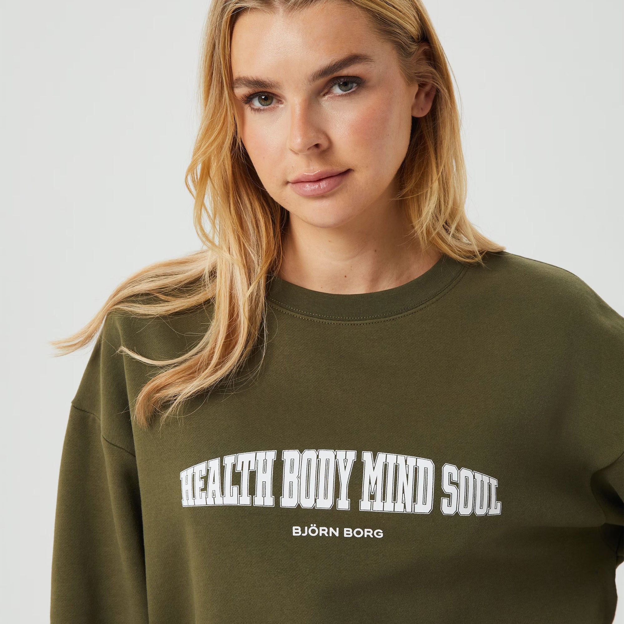 Björn Borg Ace Women's Boyfriend Tennis Sweater - Green (4)