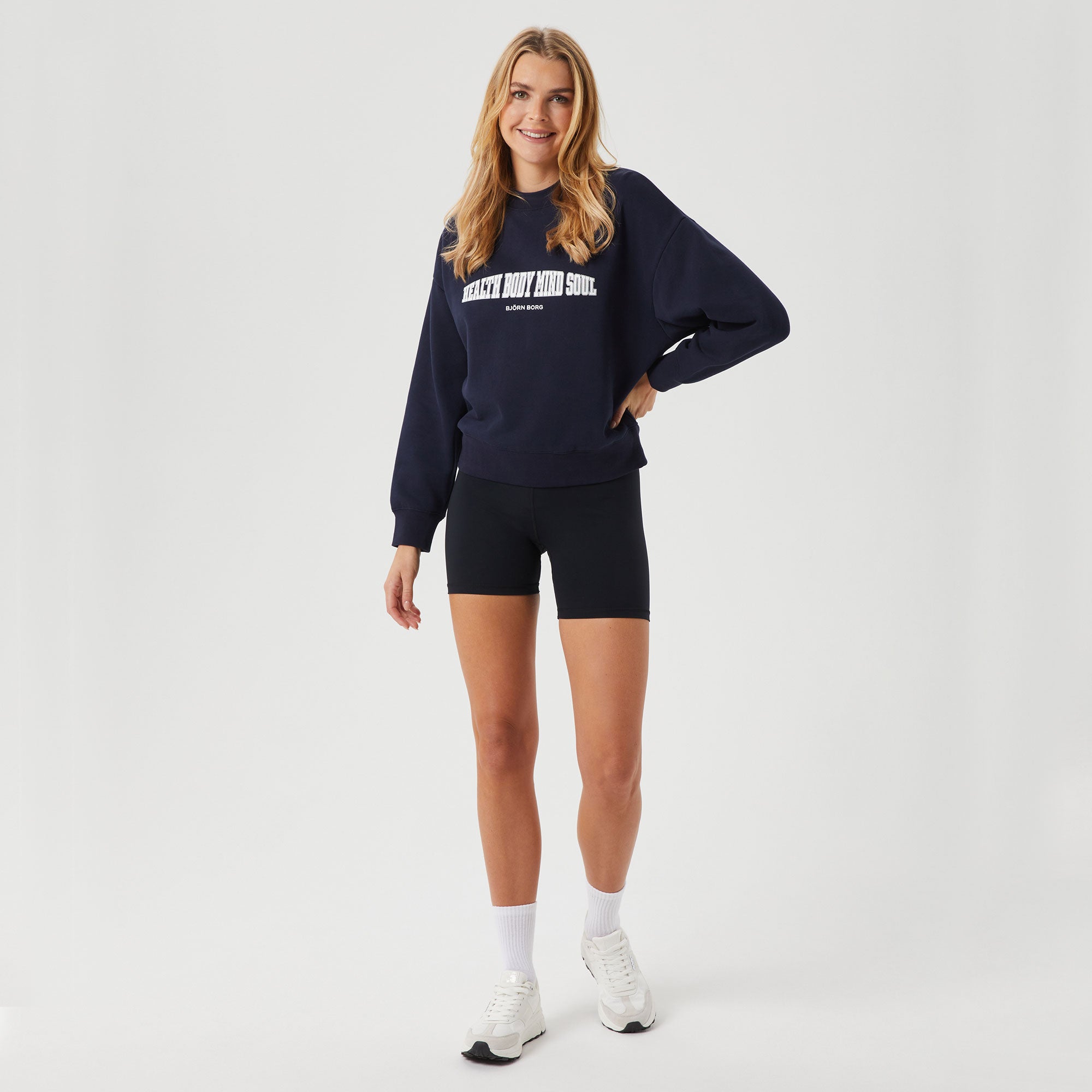 Björn Borg Ace Women's Boyfriend Tennis Sweater - Dark Blue (3)