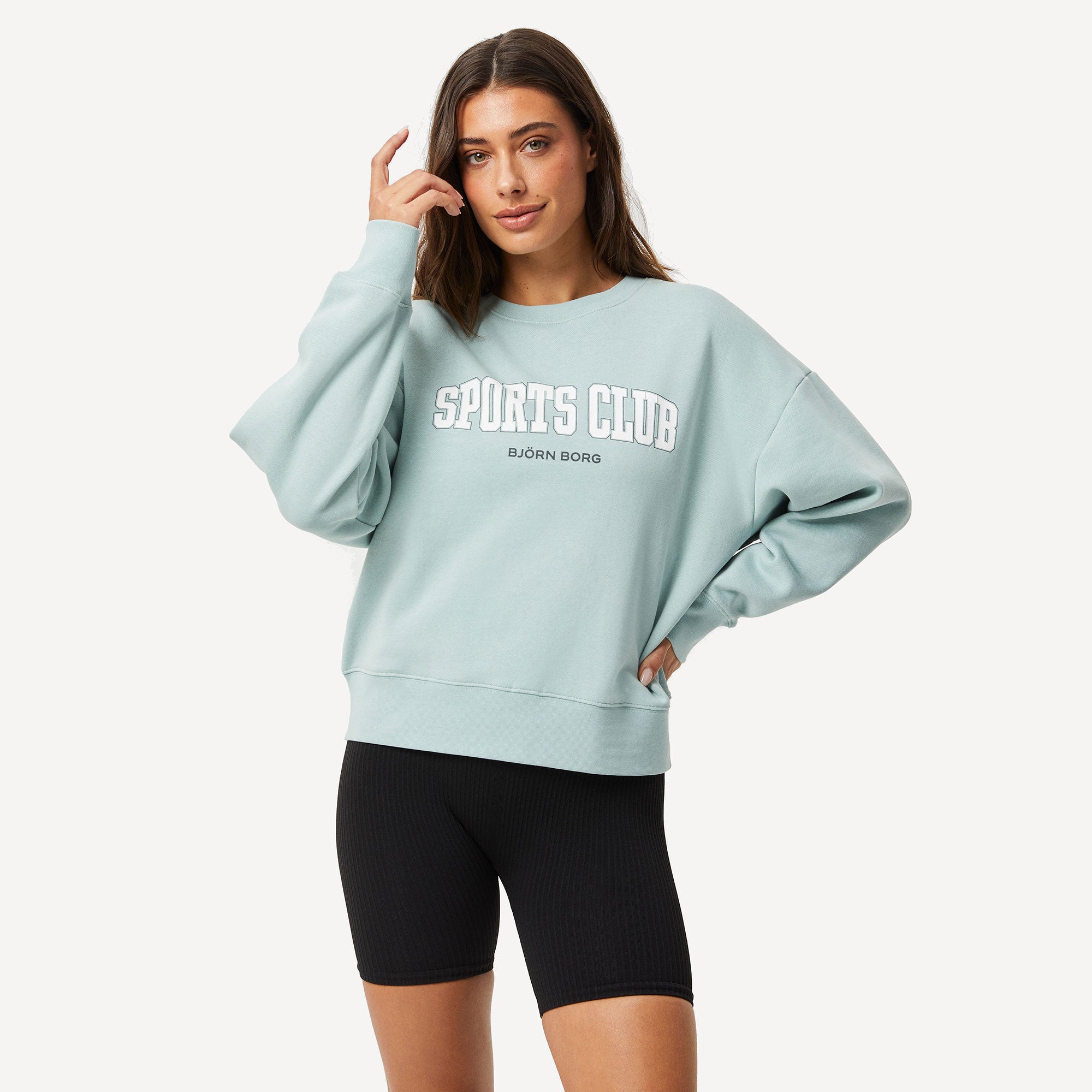 Björn Borg Ace Women's Boyfriend Tennis Sweater - Blue (1)