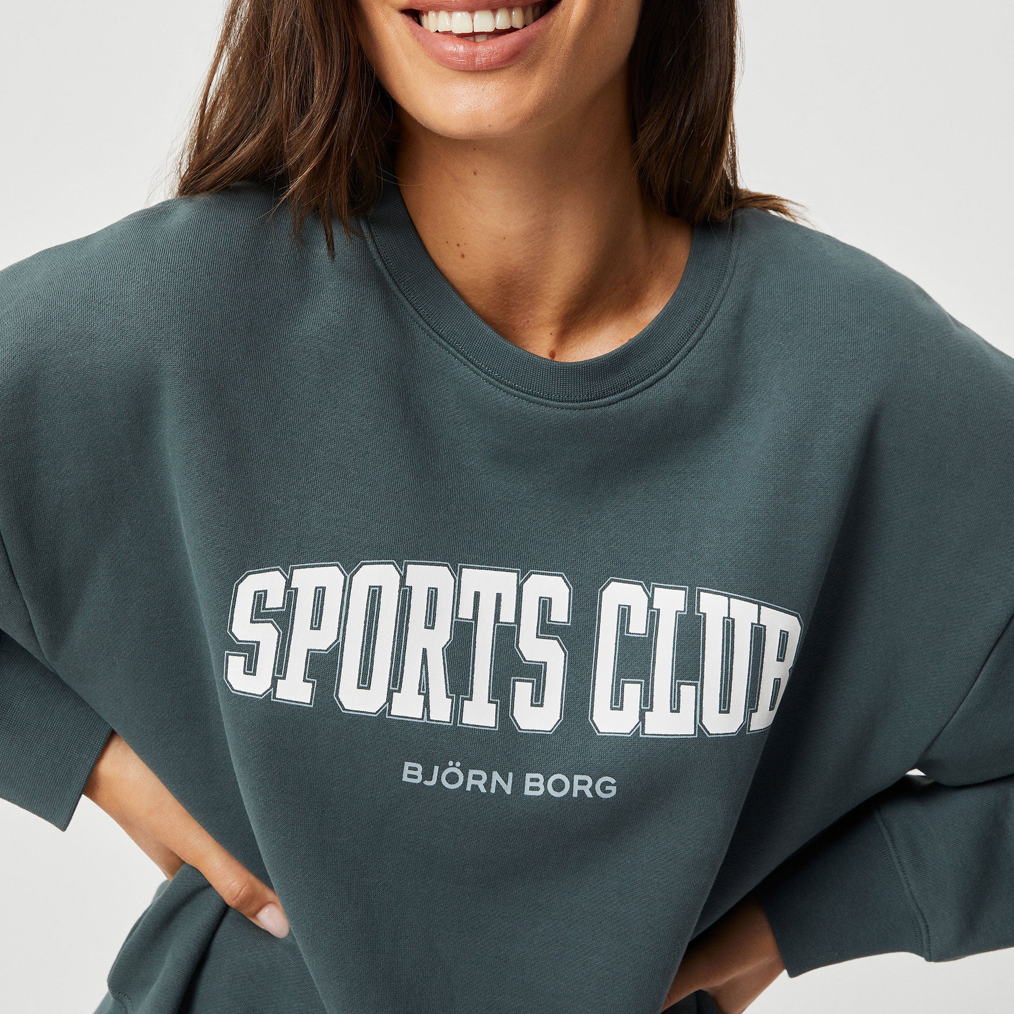 Björn Borg Ace Women's Boyfriend Tennis Sweater - Green (4)