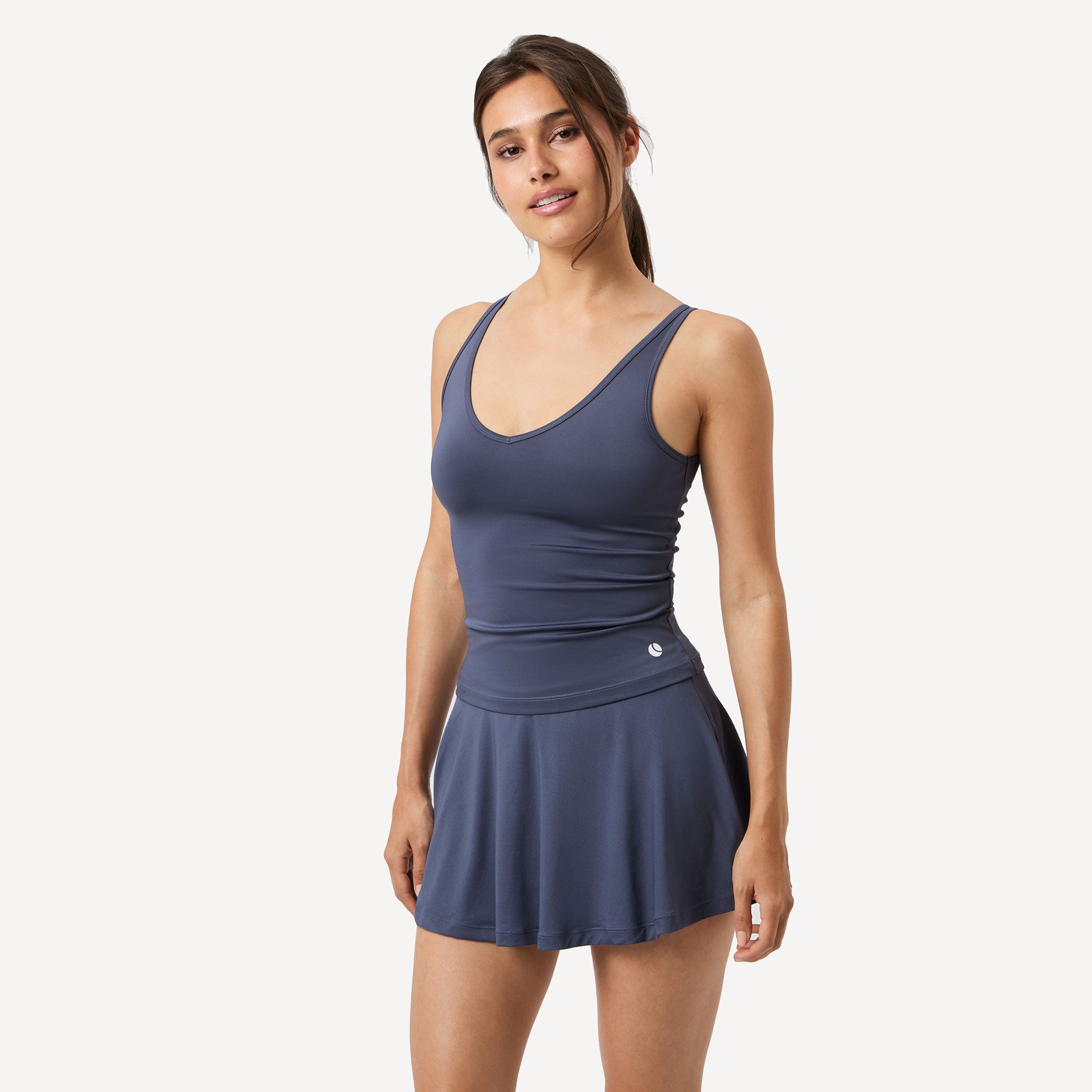 Björn Borg Ace Women's Deep V Neck Tennis Tank - Grey (1)