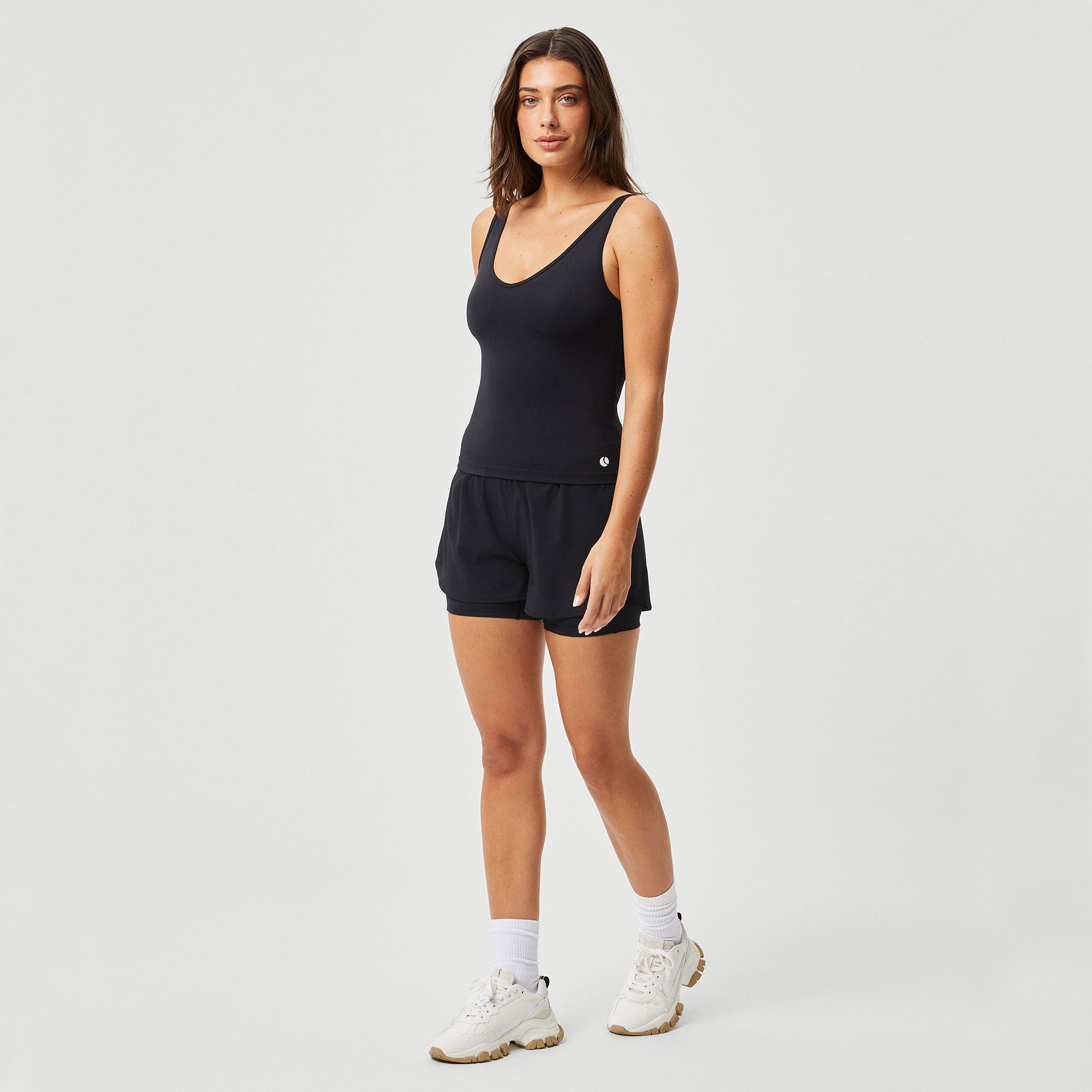 Björn Borg Ace Women's Deep V Tennis Tank - Black (3)