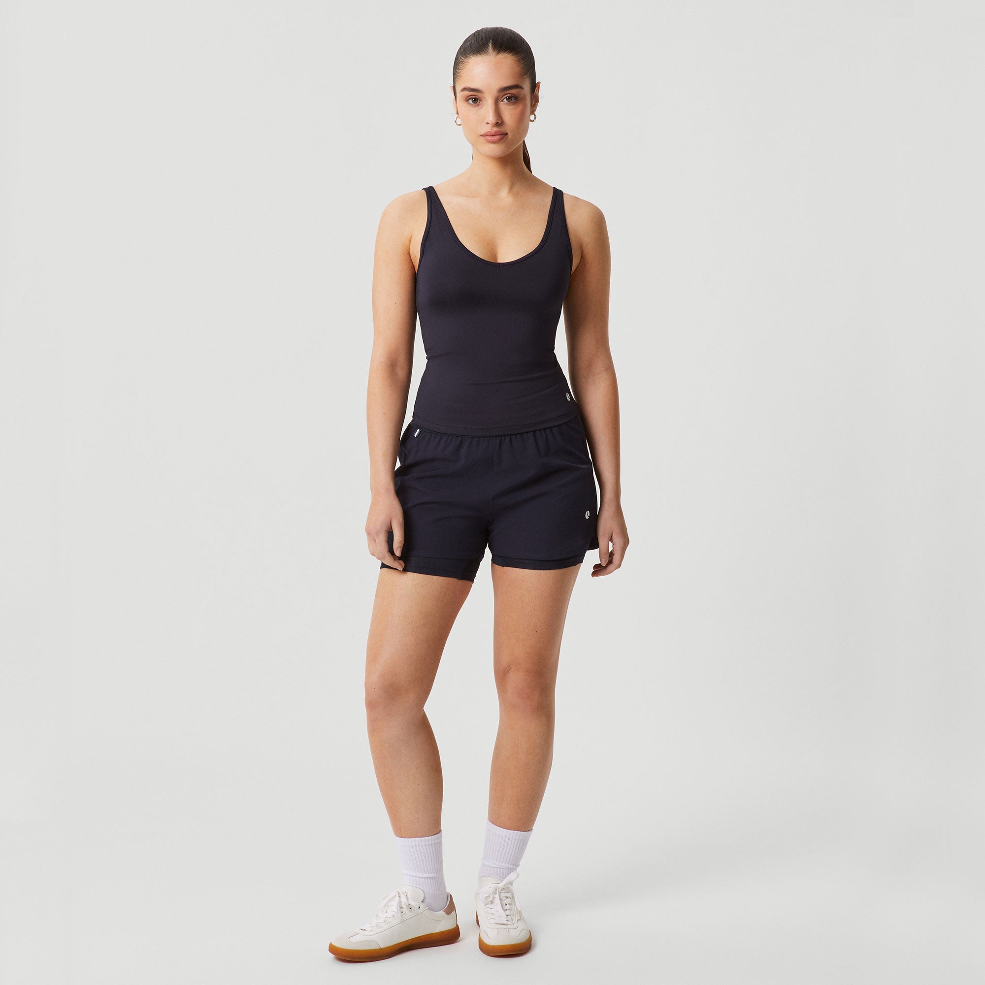 Björn Borg Ace Women's Deep V Tennis Tank - Dark Blue (3)
