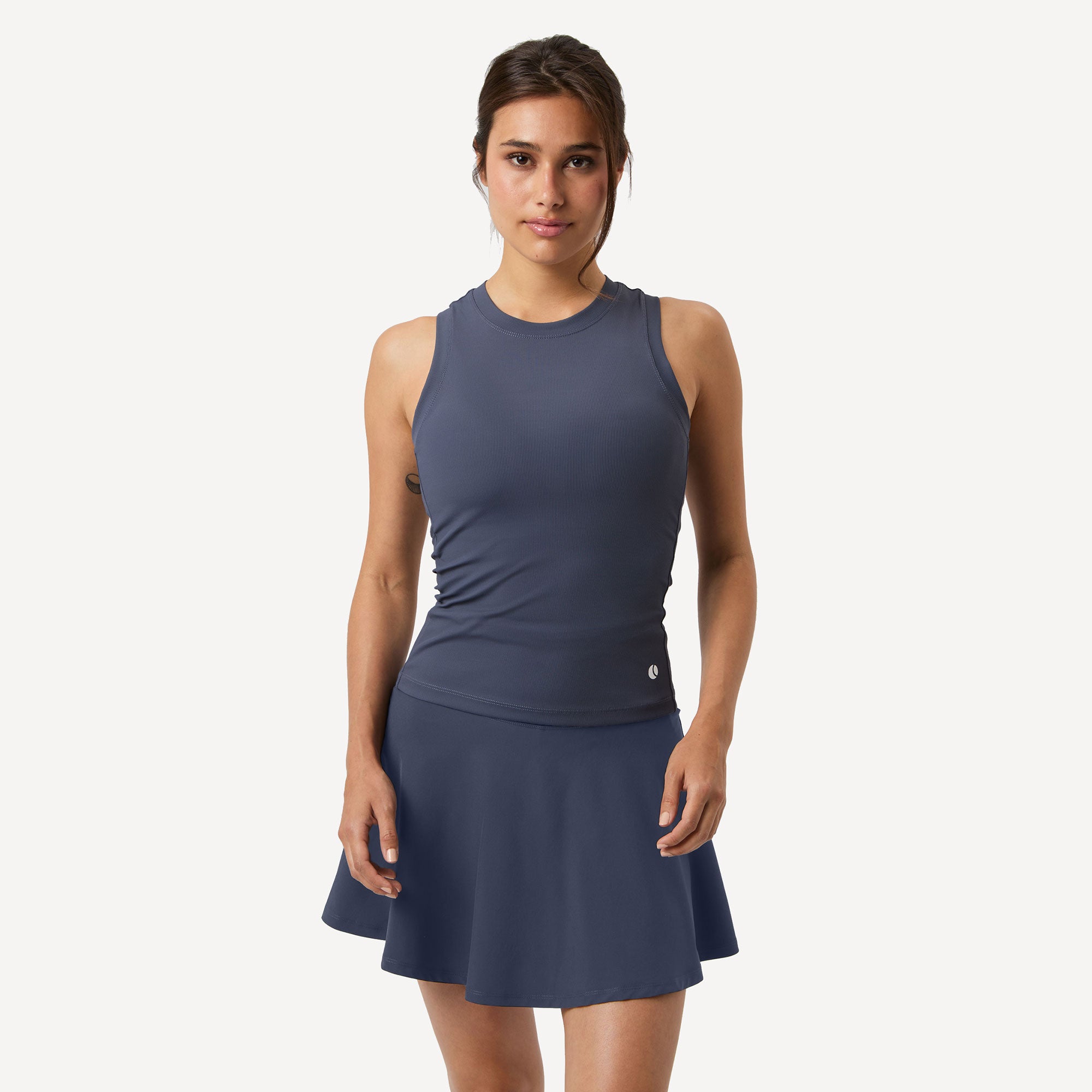 Björn Borg Ace Women's Pocket Ribbed Tennis Tank - Grey (1)