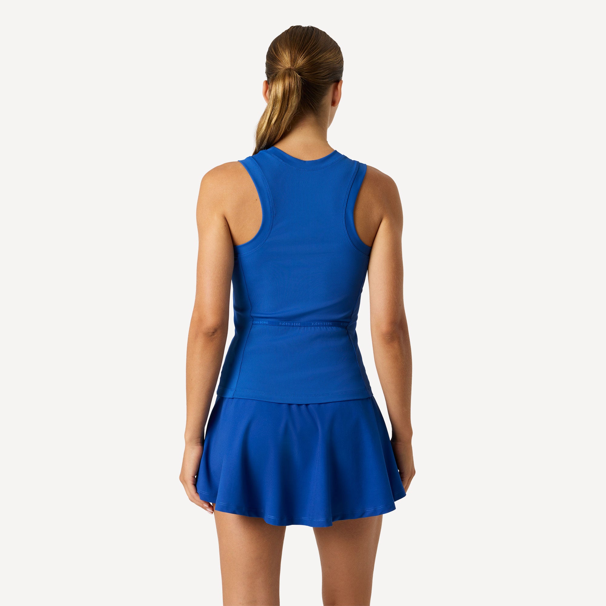 Björn Borg Ace Women's Pocket Ribbed Tennis Tank - Blue (2)