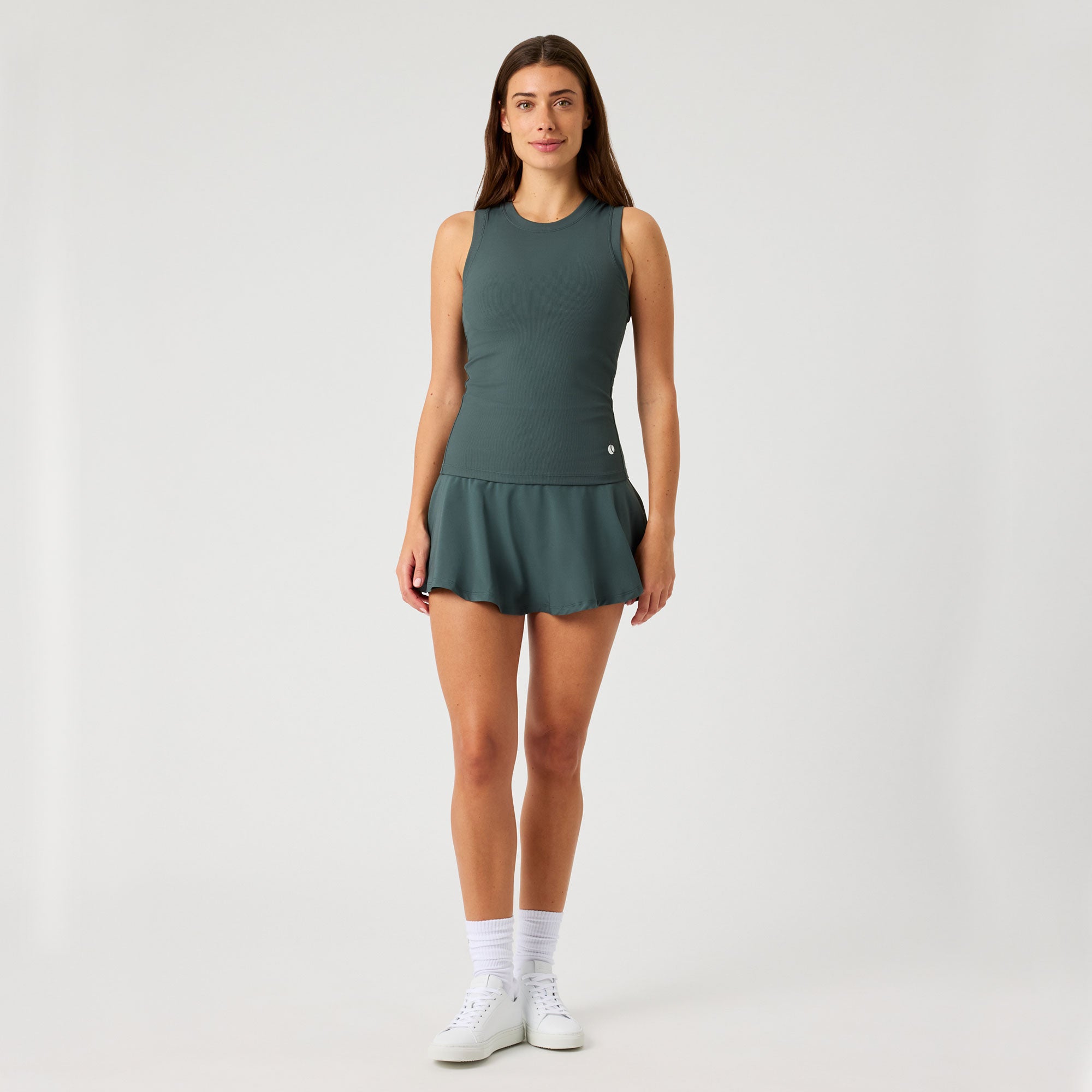 Björn Borg Ace Women's Pocket Ribbed Tennis Tank - Green (3)
