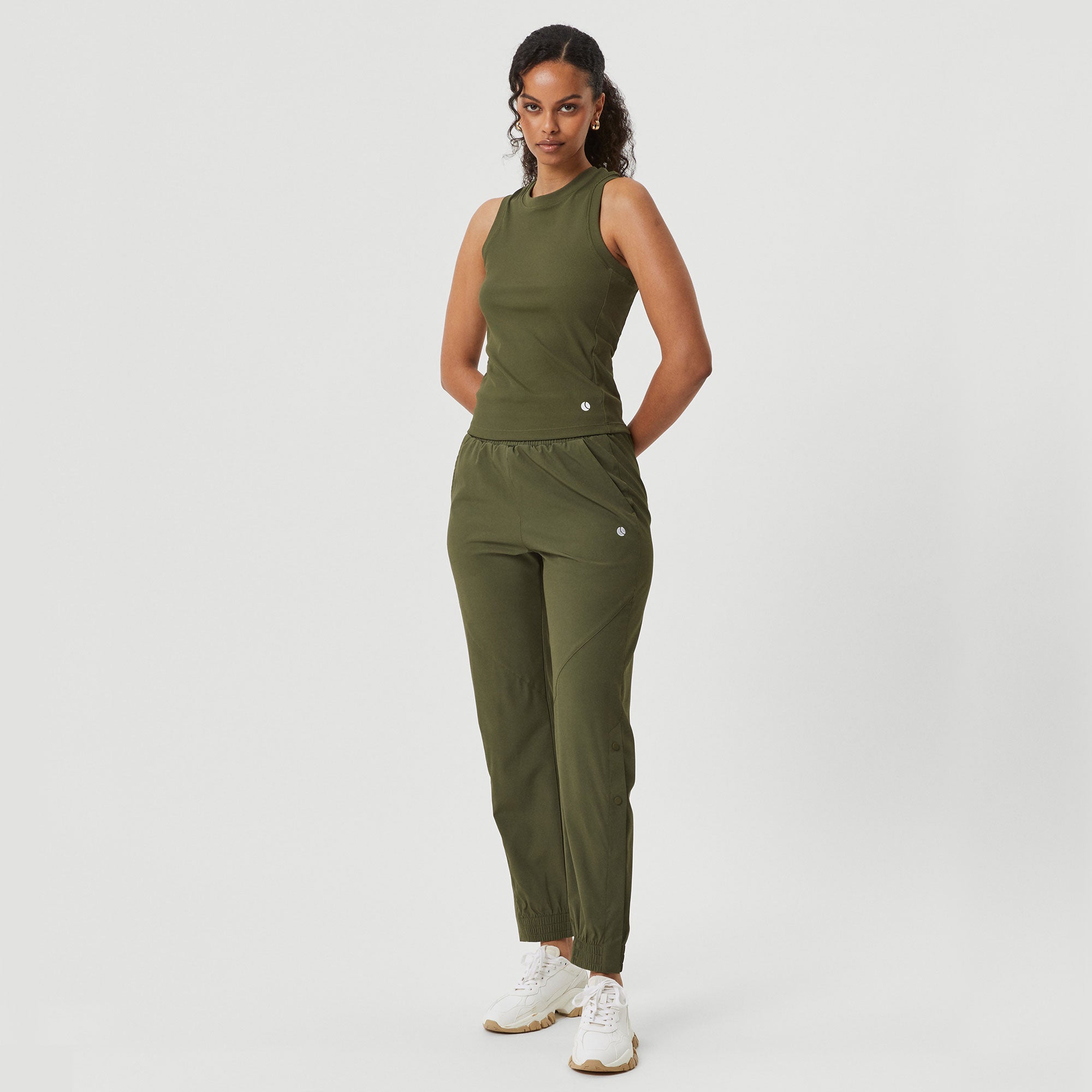 Björn Borg Ace Women's Rib Pocket Tennis Tank - Green (3)