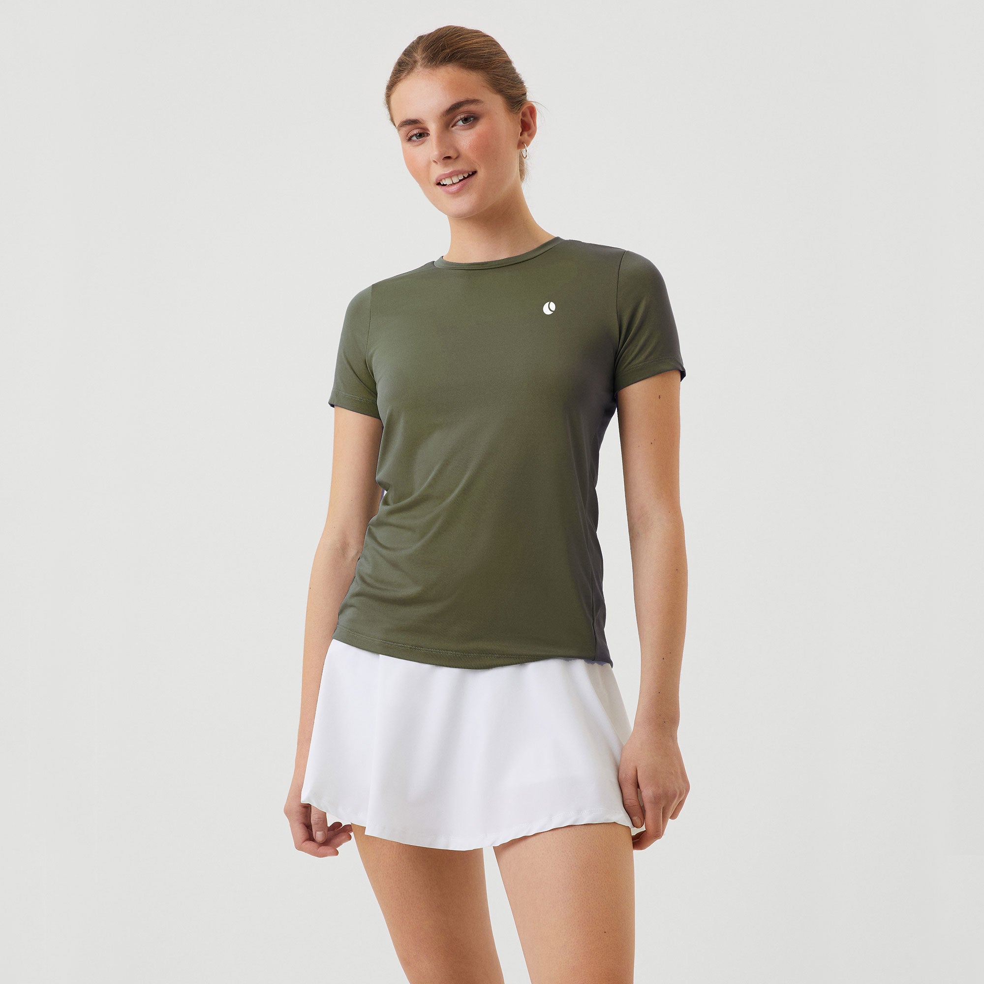Björn Borg Ace Women's Slim Tennis Shirt - Green (1)