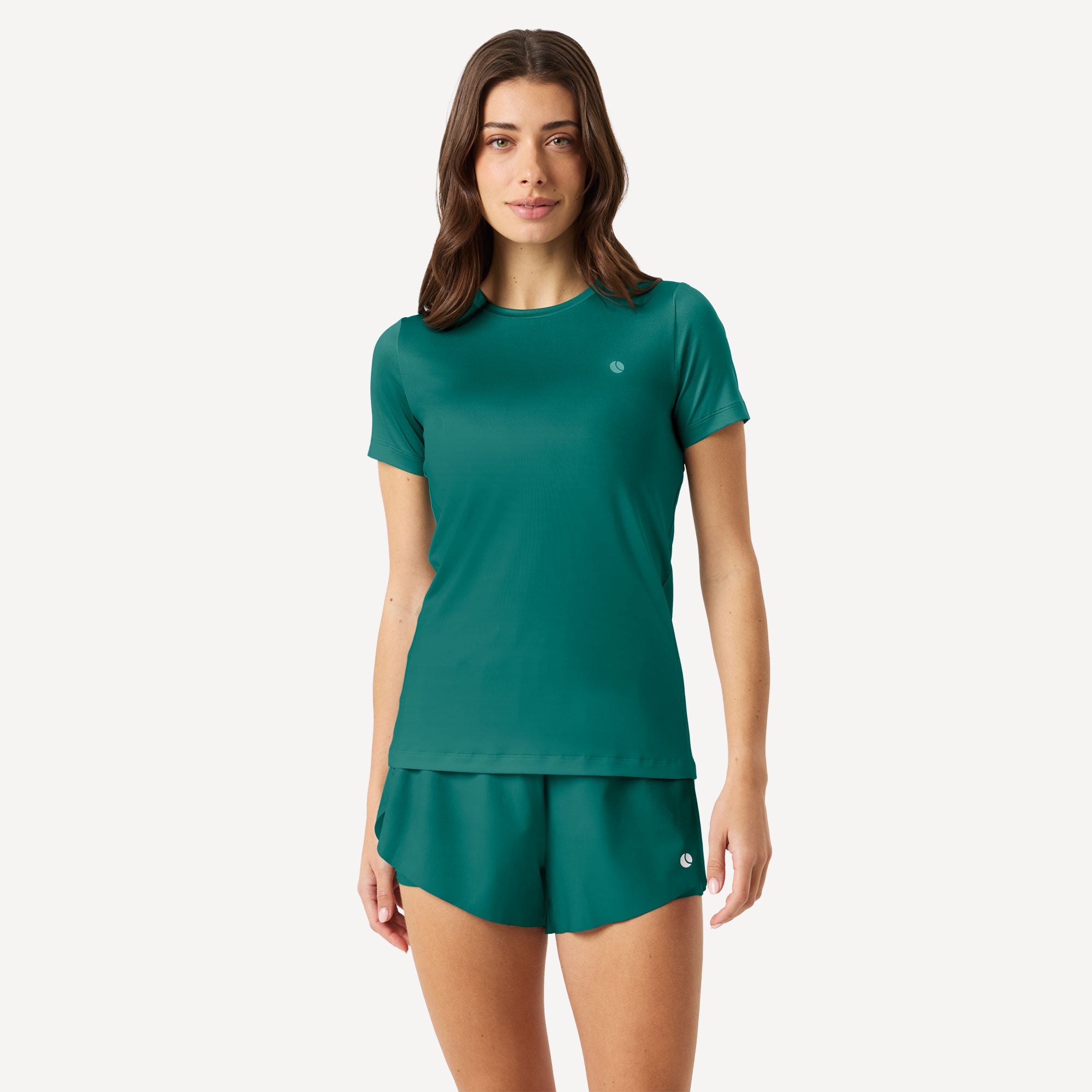 Björn Borg Ace Women's Slim Tennis Shirt - Green (1)