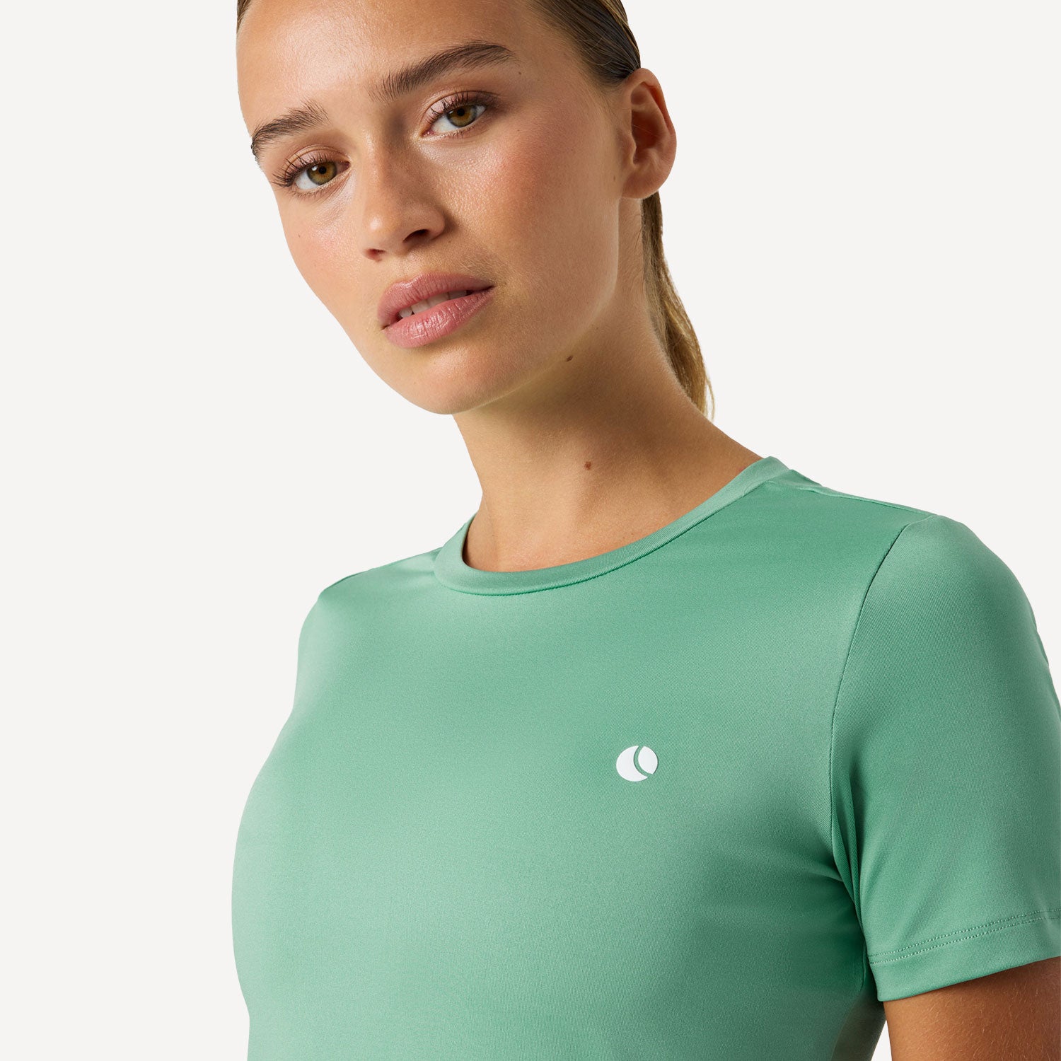 Björn Borg Ace Women's Slim Tennis Shirt - Green (4)