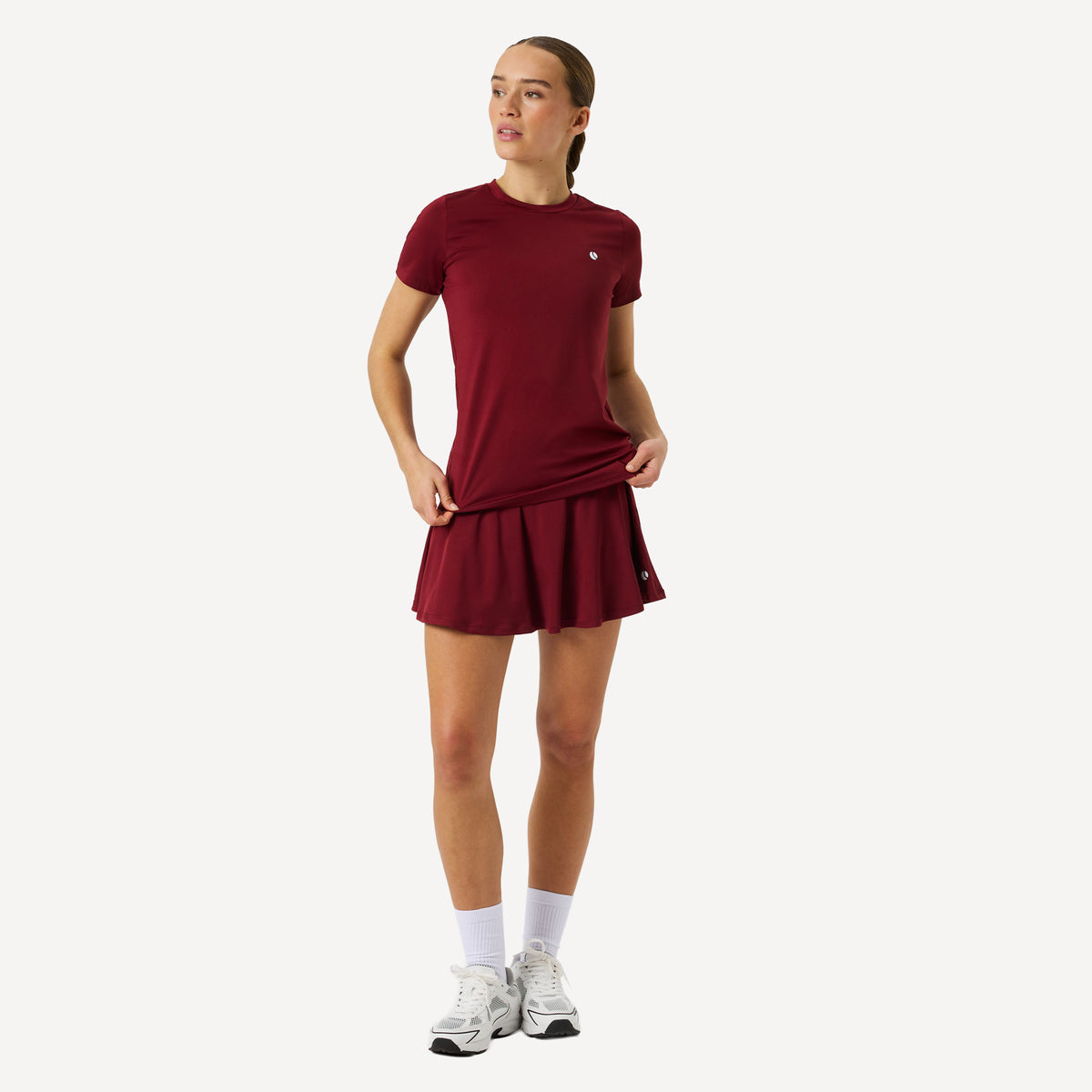 Björn Borg Ace Women's Slim Tennis Shirt - Red (3)