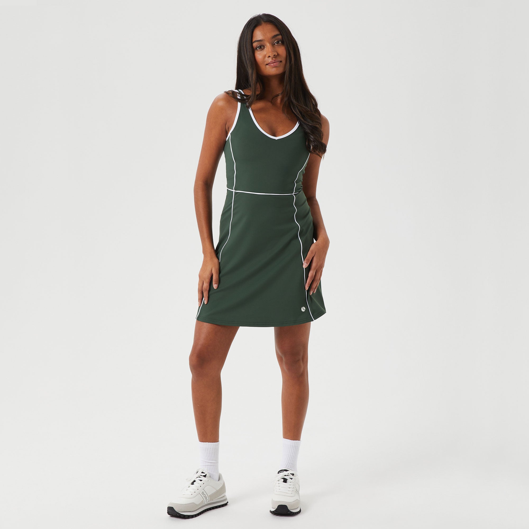 Björn Borg Ace Women's V Tennis Dress - Green (3)