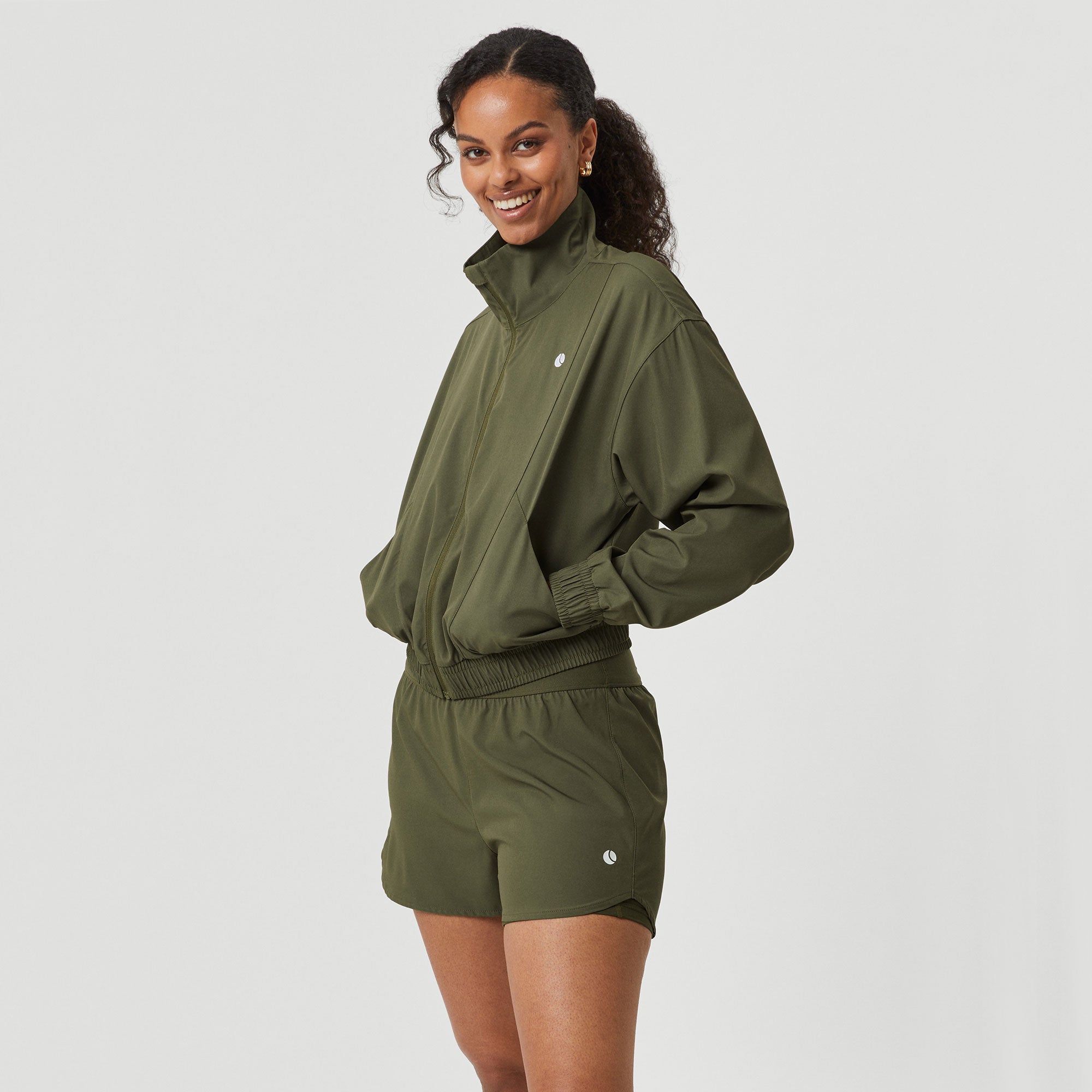 Björn Borg Ace Women's Woven Tennis Track Jacket - Green (1)