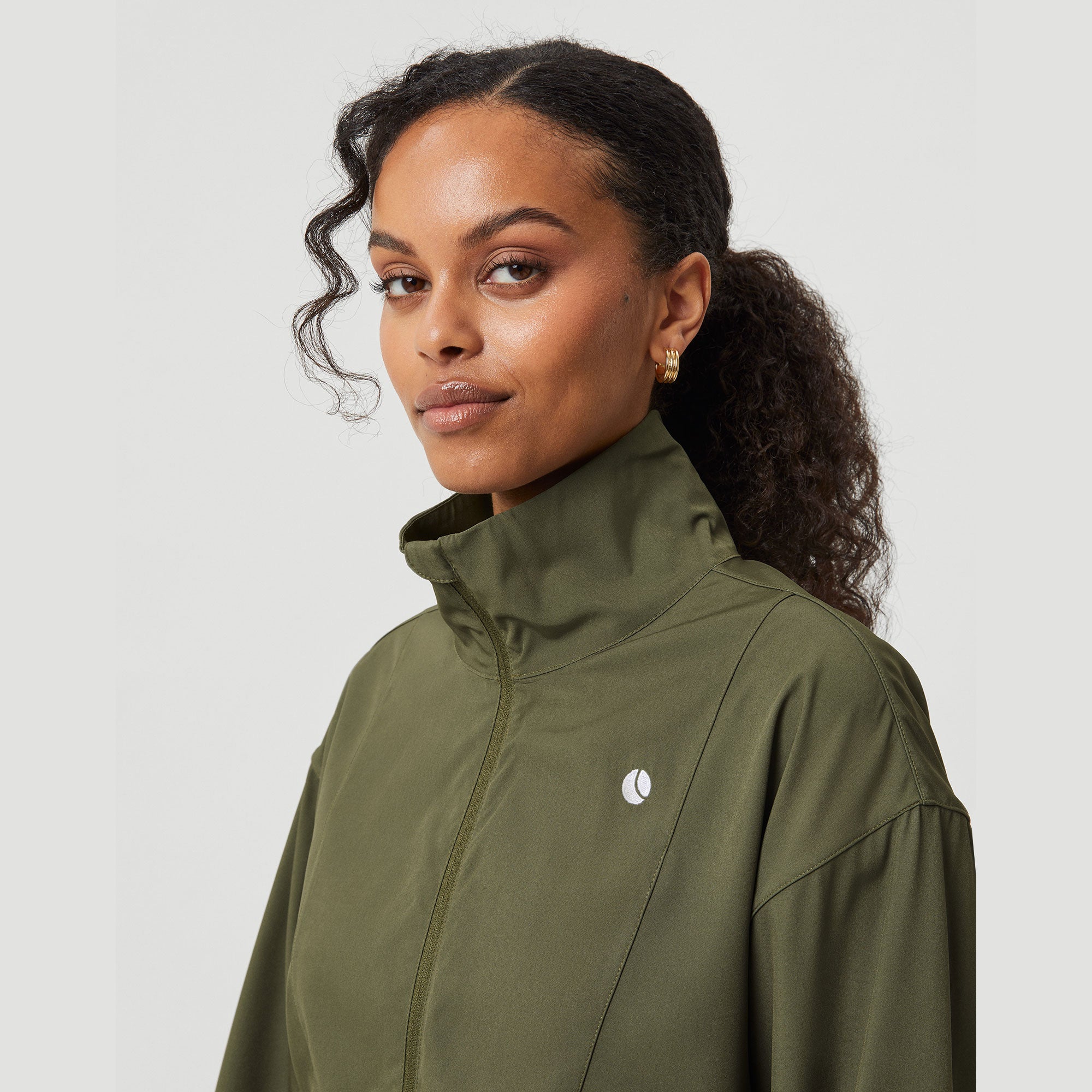 Björn Borg Ace Women's Woven Tennis Track Jacket - Green (4)