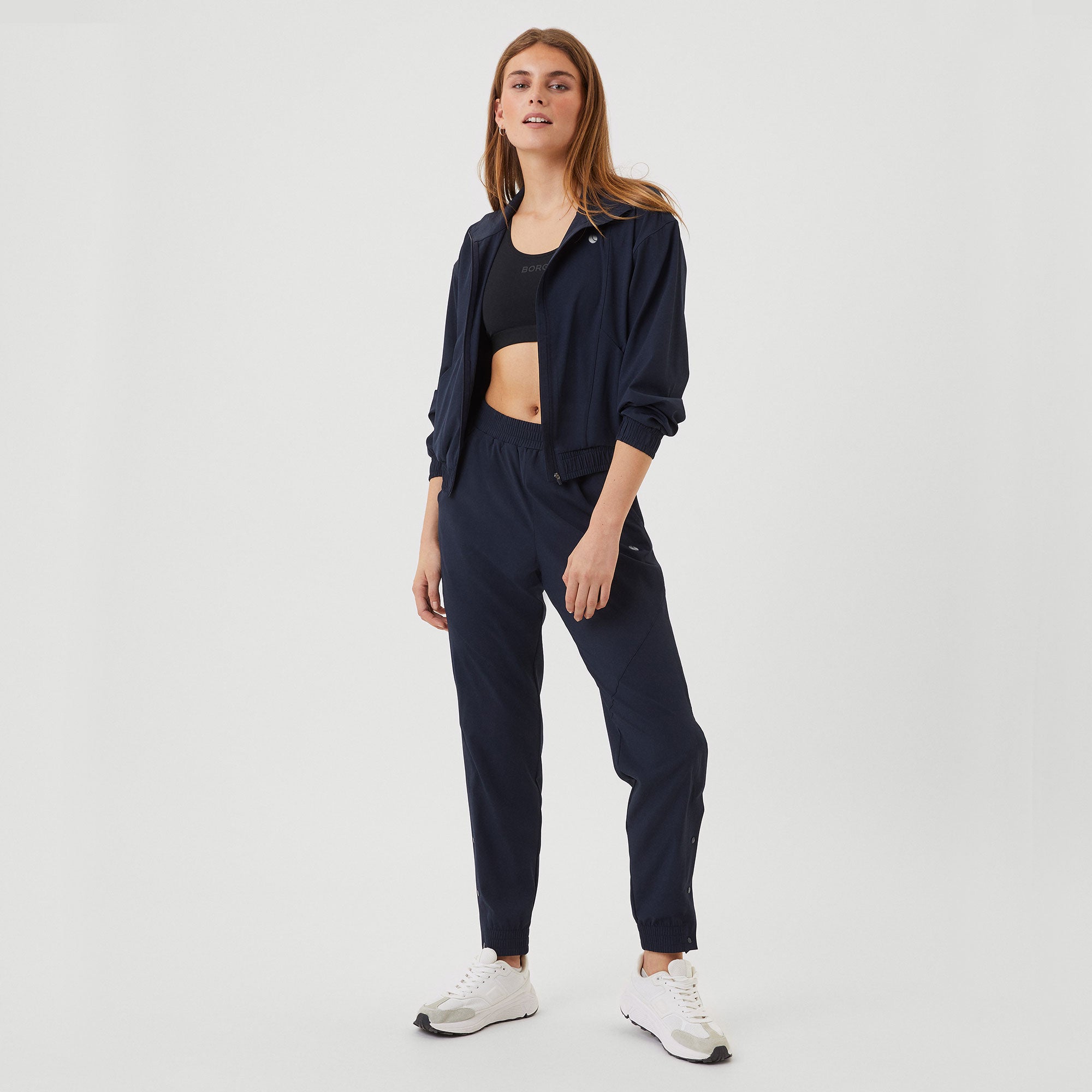 Björn Borg Ace Women's Woven Tennis Track Jacket - Dark Blue (3)