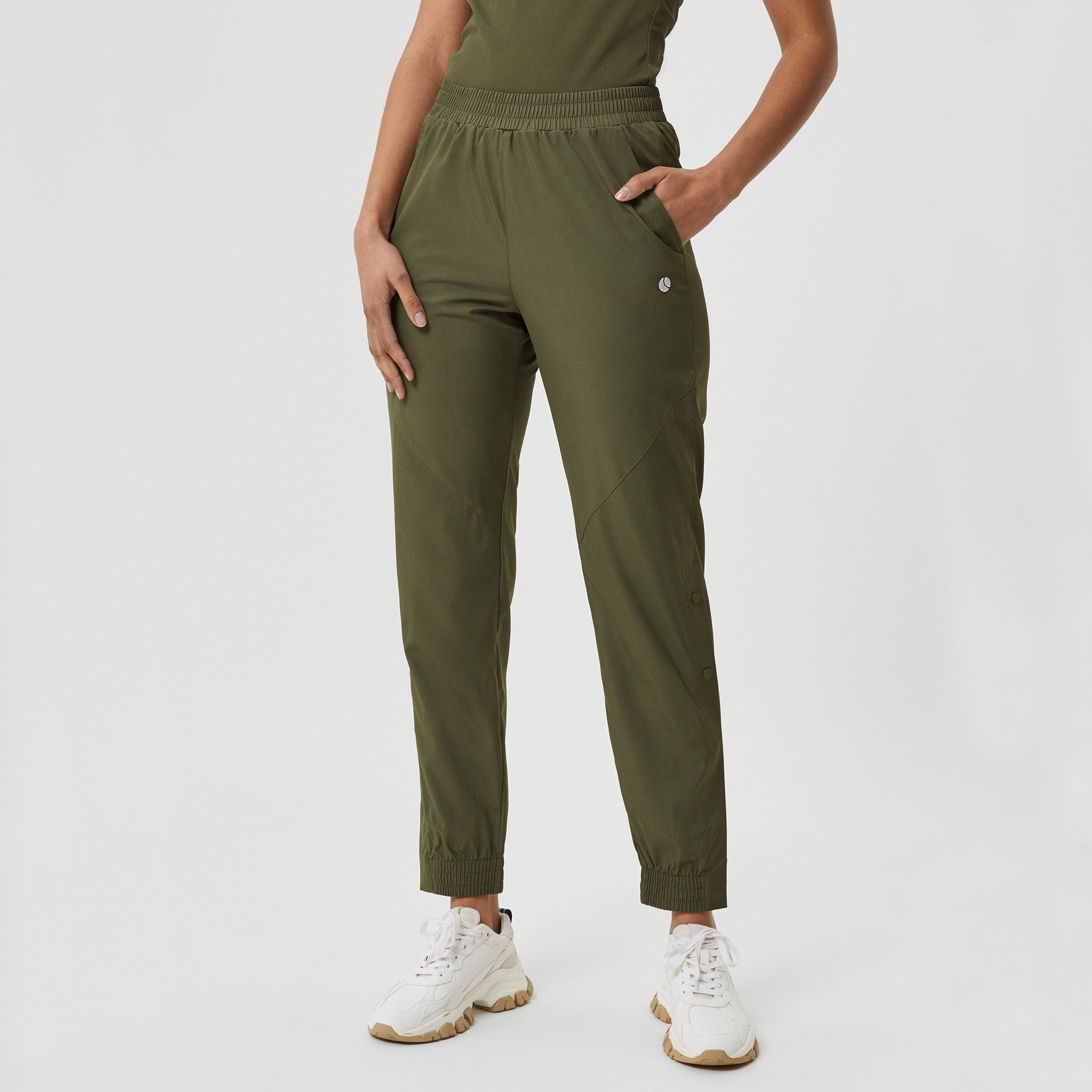 Björn Borg Ace Women's Woven Tennis Track Pants - Green (1)