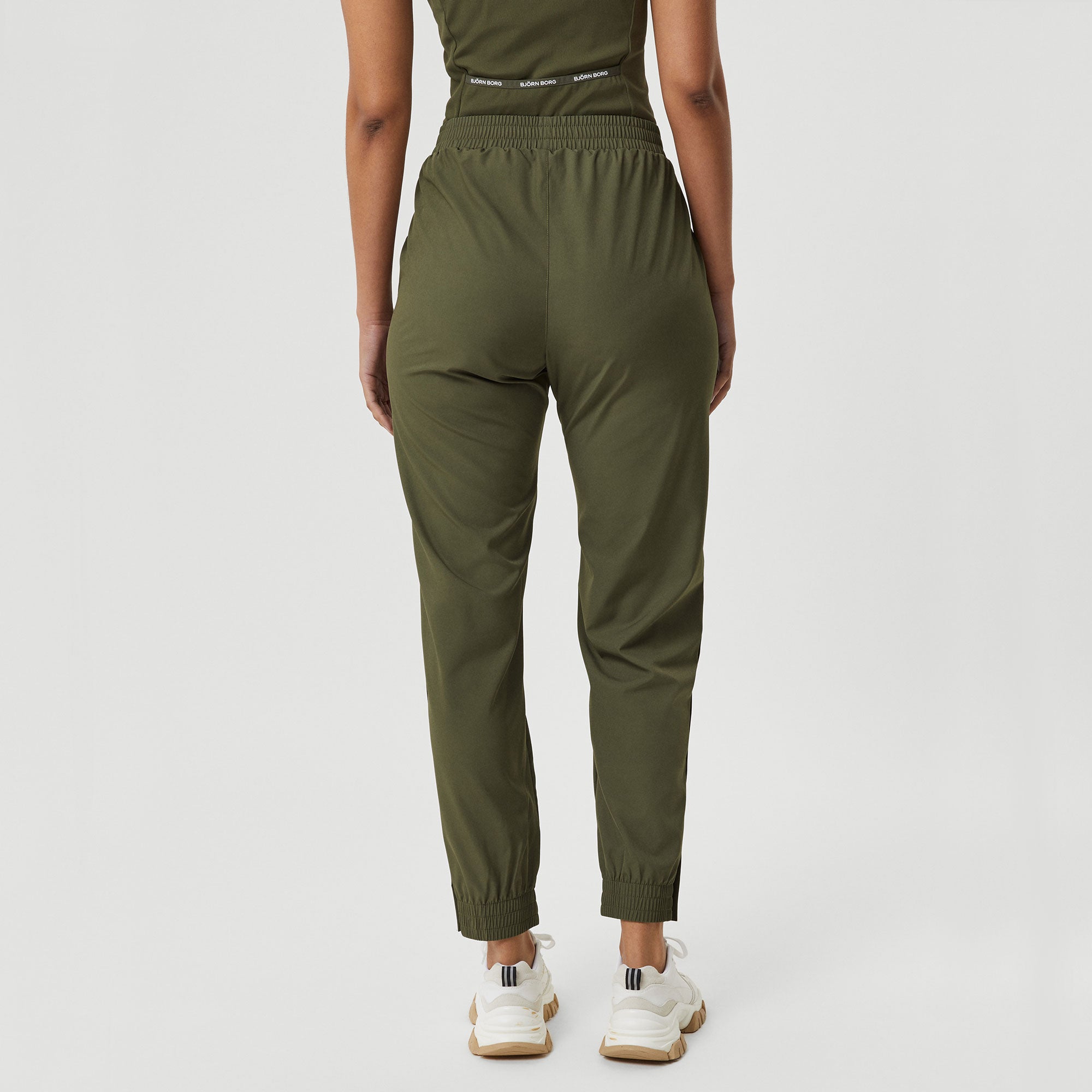 Björn Borg Ace Women's Woven Tennis Track Pants - Green (2)