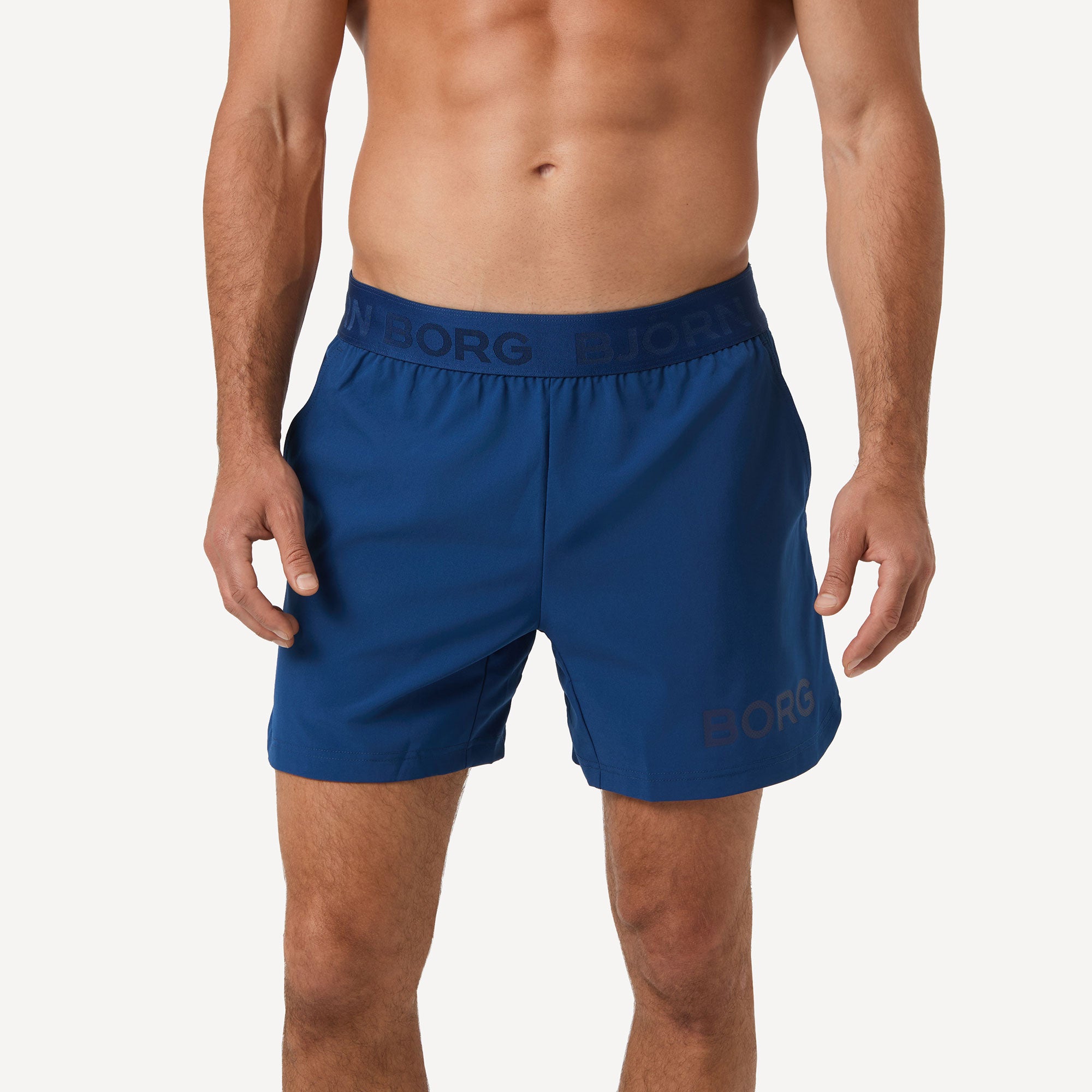 Björn Borg BORG Men's 6-Inch Shorts - Blue (1)