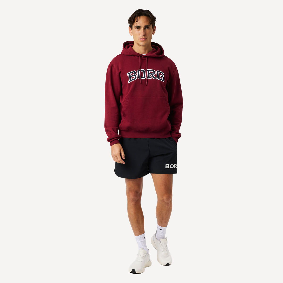 Björn Borg BORG Men's Classic Print Hoodie - Red (3)