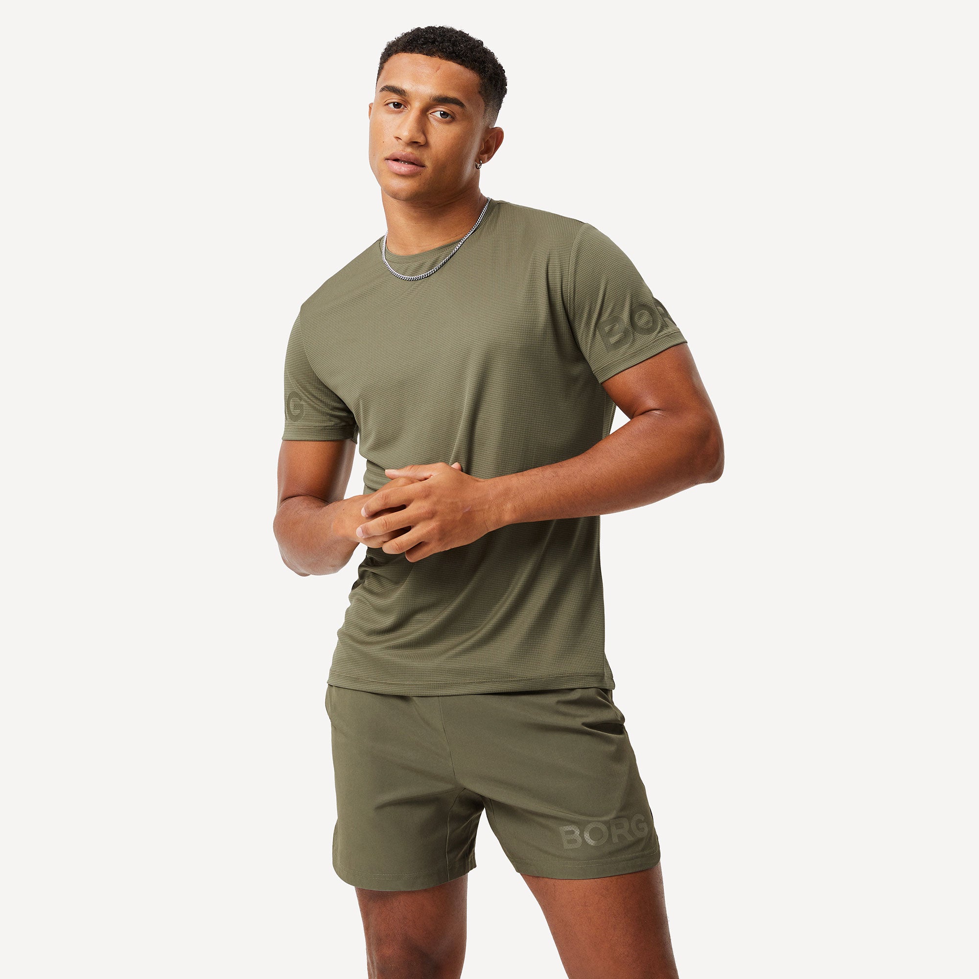 Björn Borg BORG Men's Light Shirt - Green (1)
