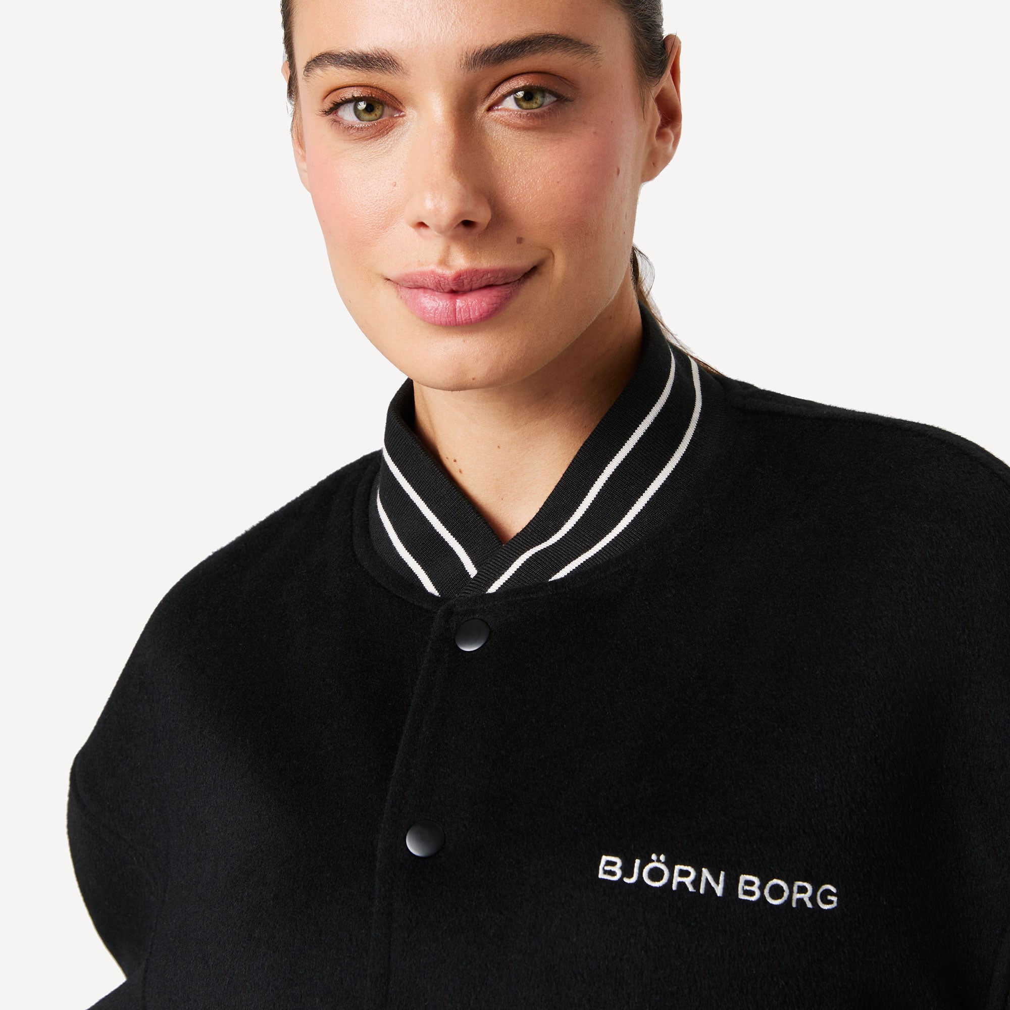 Björn Borg BORG Women's Varsity Jacket - Black (5)