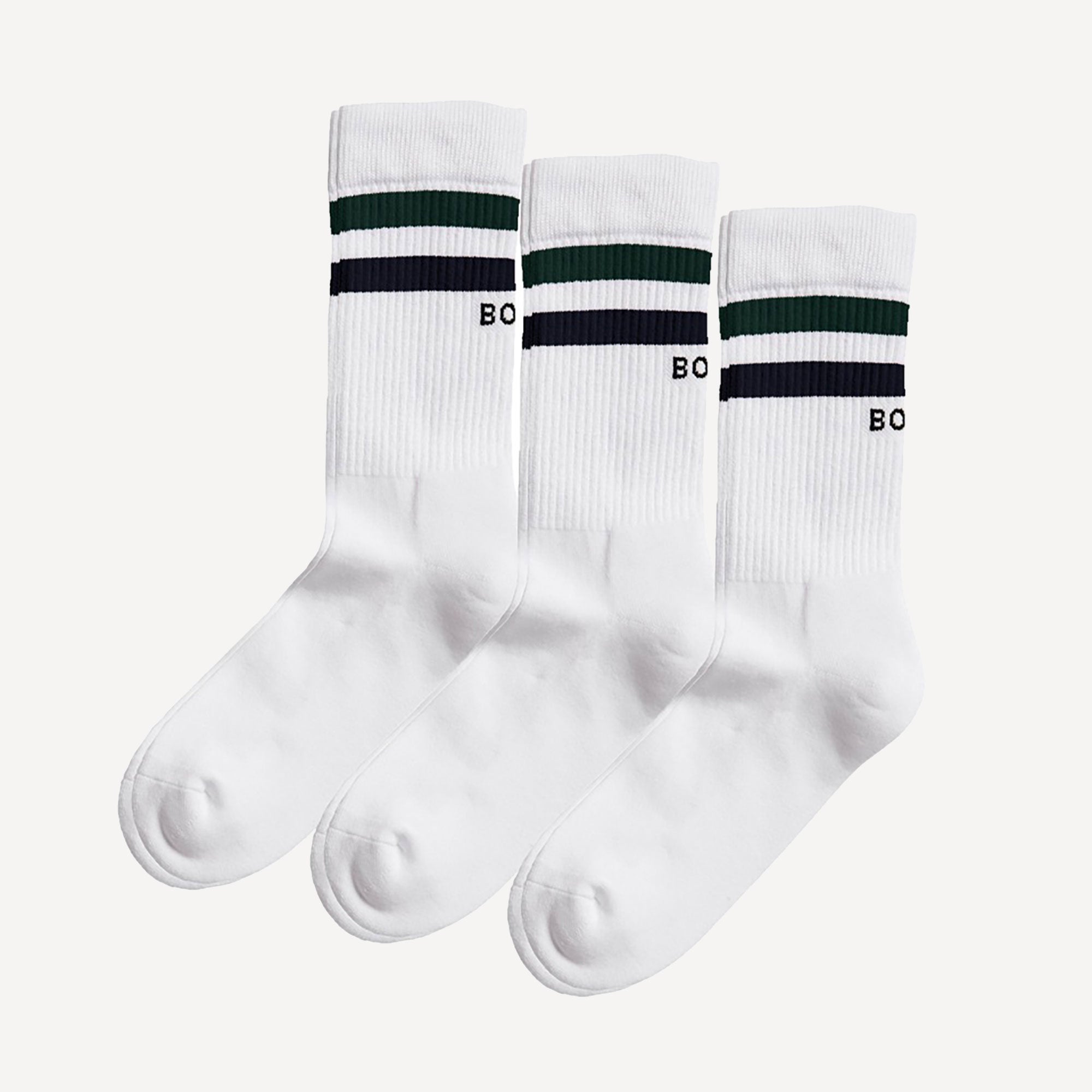 Björn Borg Core Crew Socks 3 Pair - White (1)