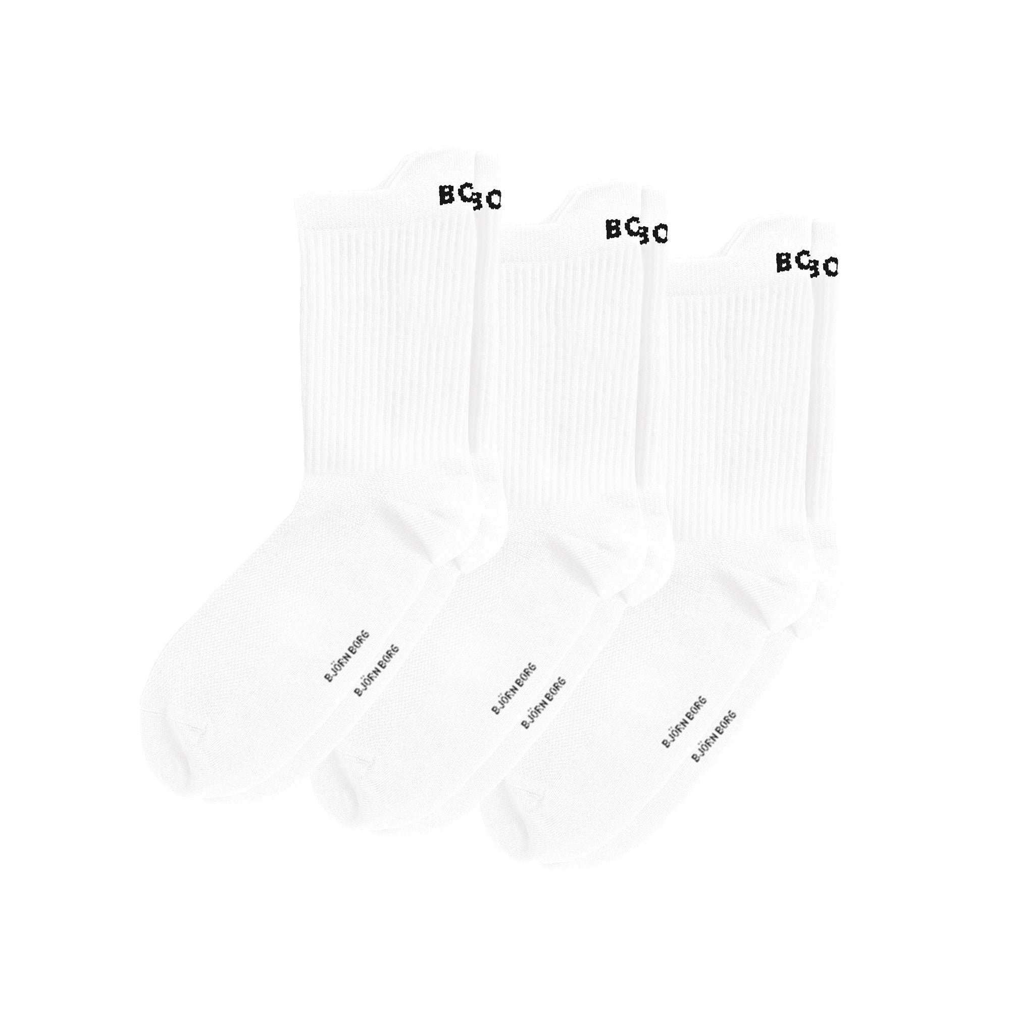Björn Borg Performance Socks 3 Pairs - White (1)