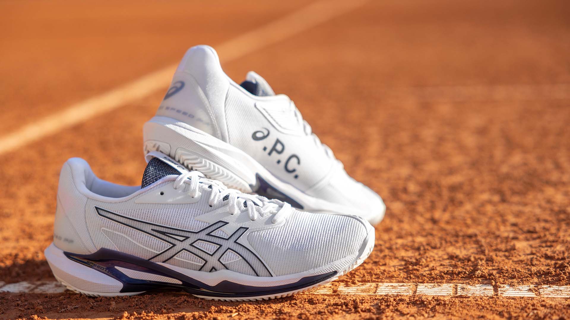 ASICS x A.P.C. 2025 Solution Speed FF Tennis Shoes