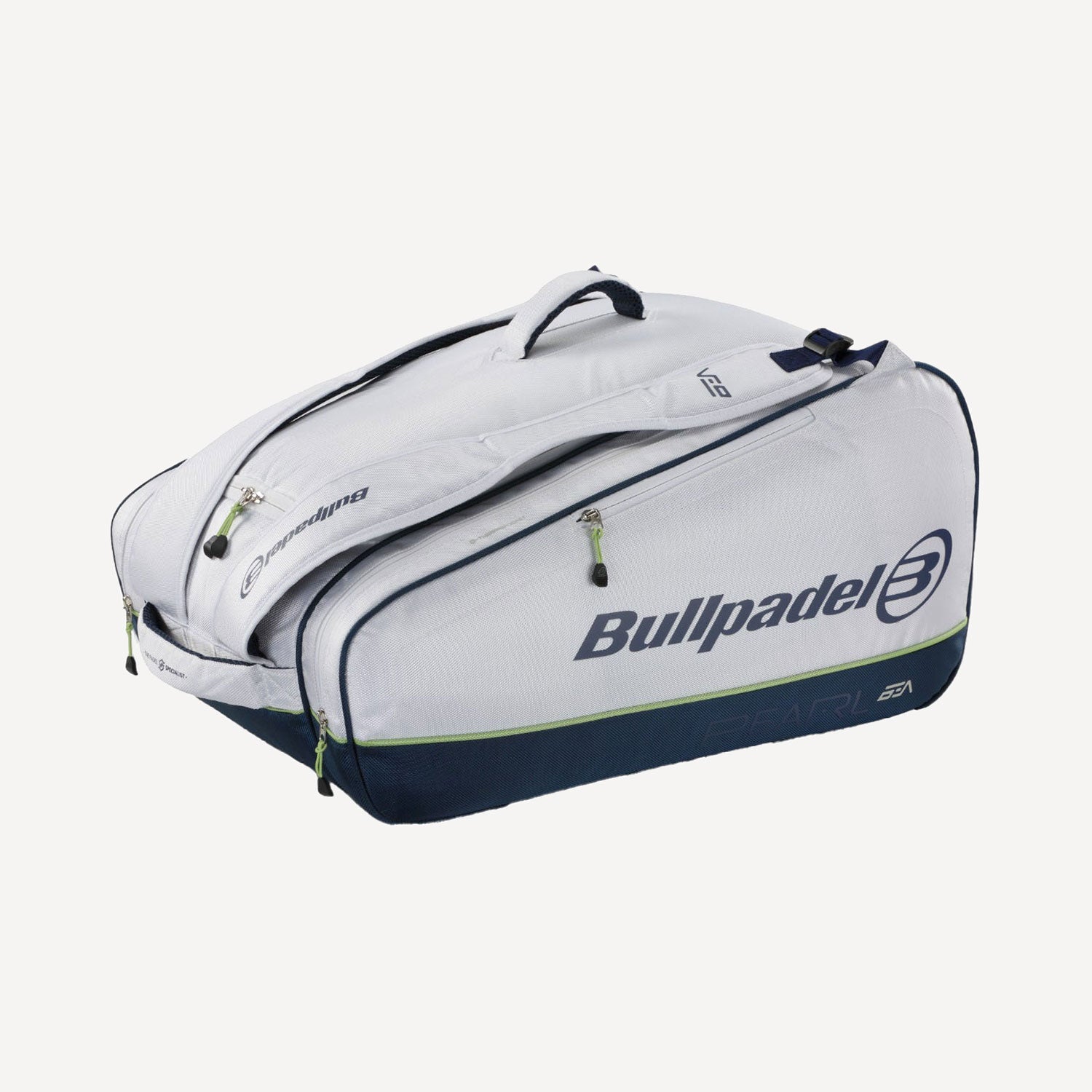 Bullpadel Pearl Padel Racket Bag - White (1)