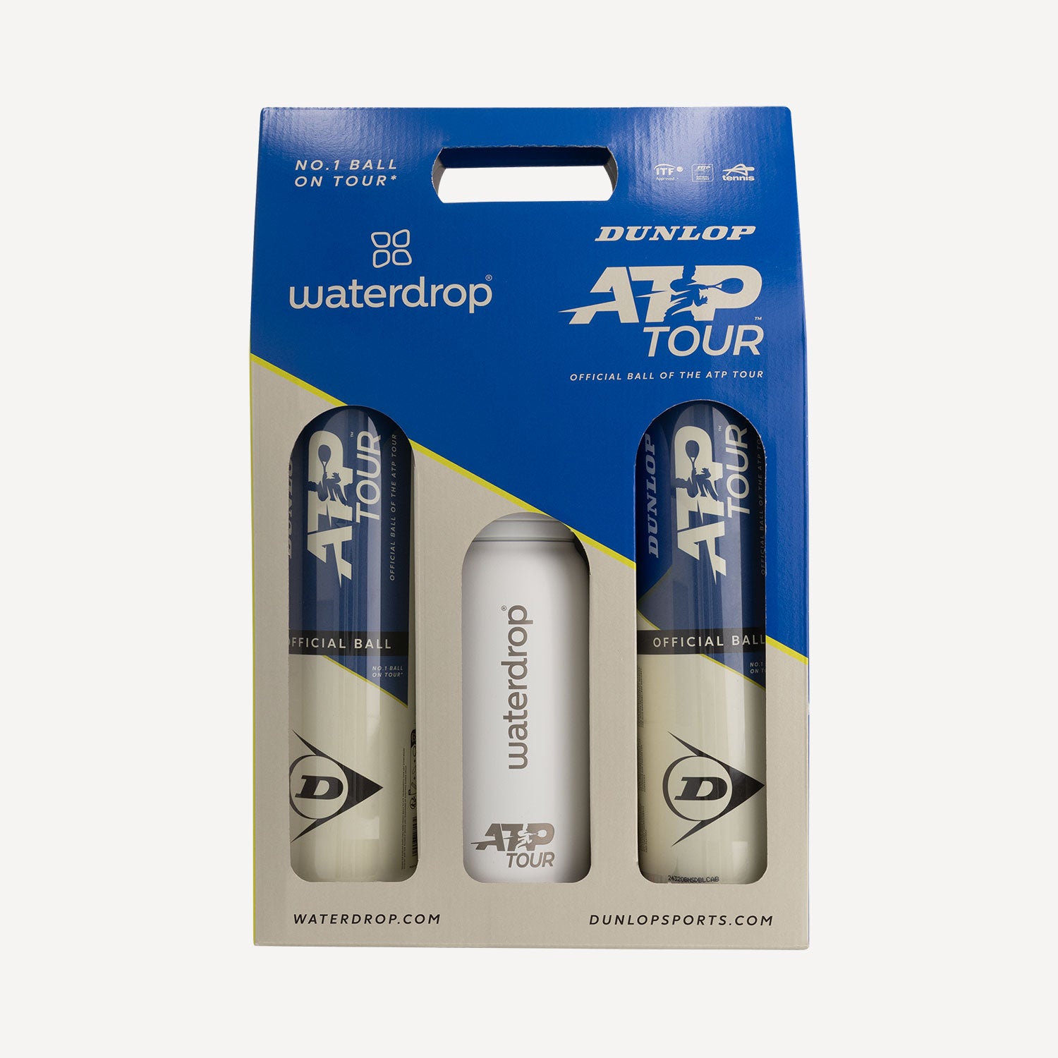 Dunlop ATP Tour 2x4 x Waterdrop Promotion Pack (1)