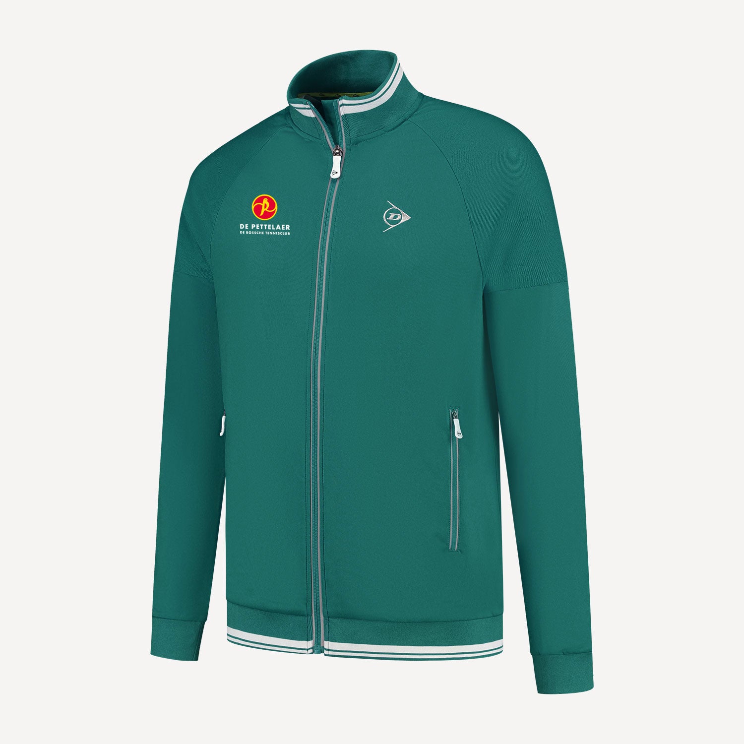 Dunlop Club Men's Knitted Tennis Jacket - BTC De Pettelaer (1)