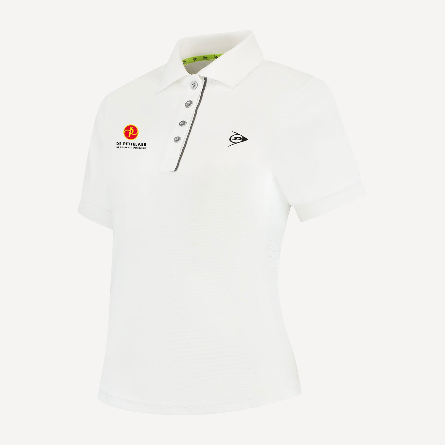 Dunlop Club Women's Tennis Polo - BTC De Pettelaer - White (1)