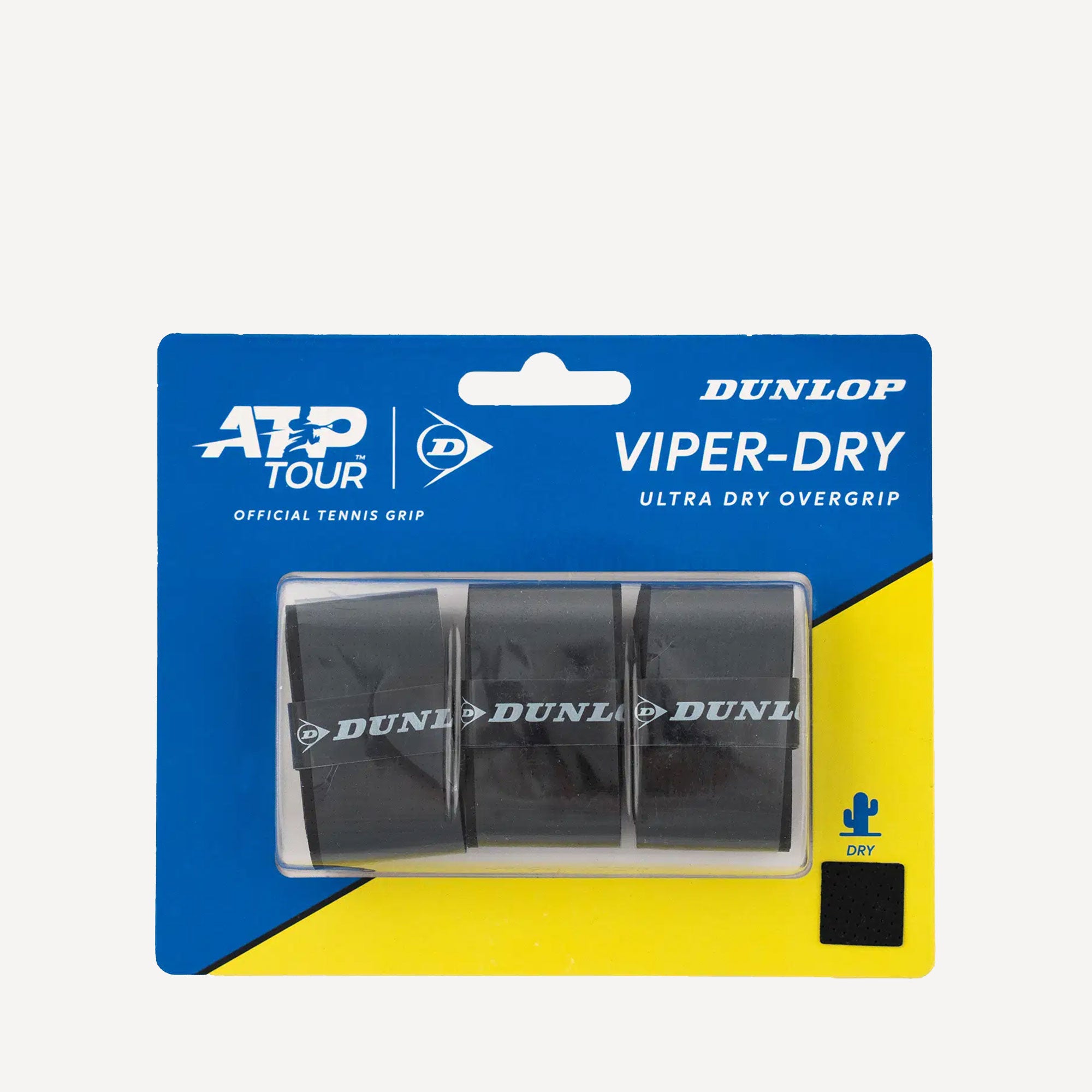 Dunlop Viper-Dry Tennis Overgrip - Black (1)