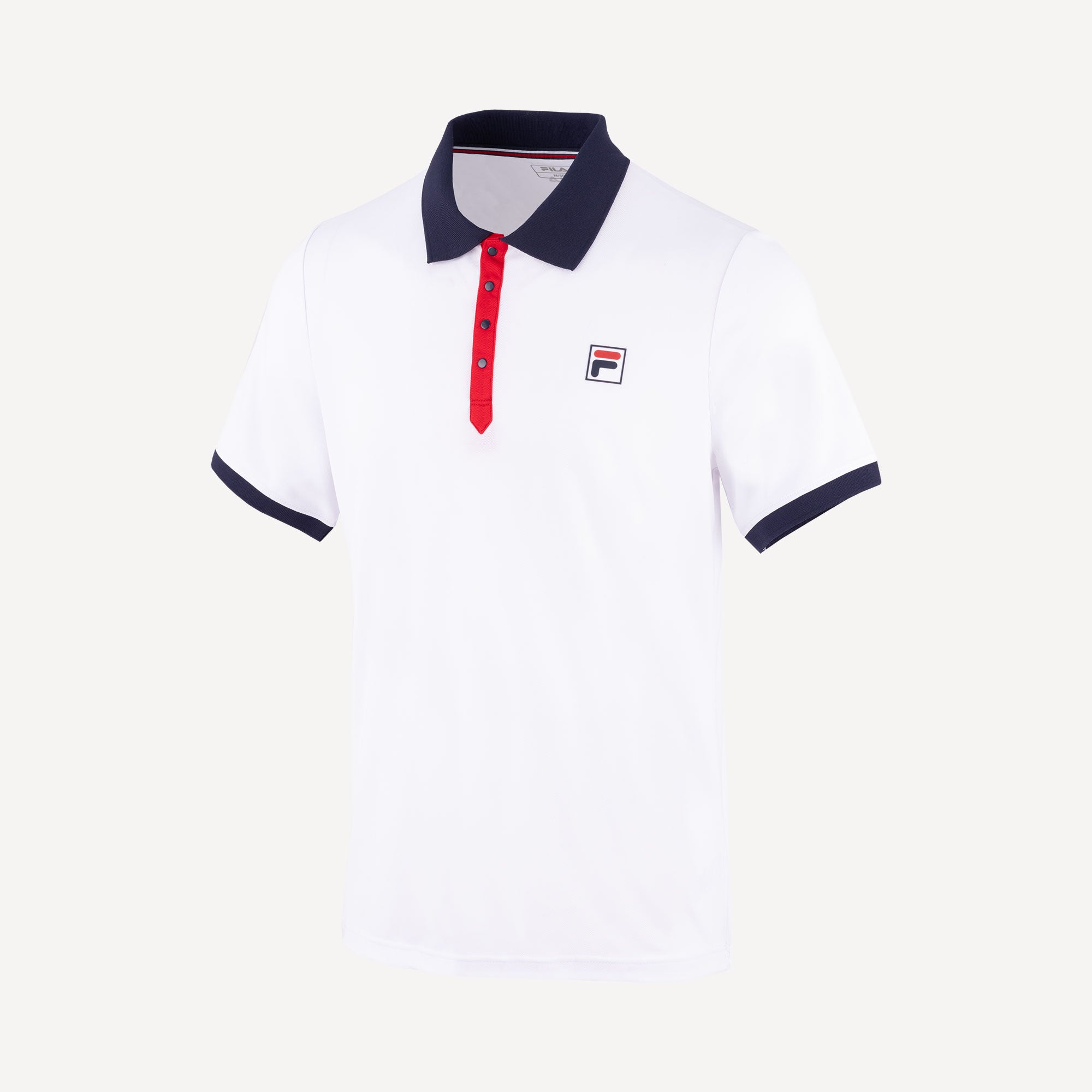 Fila Dominic Men's Tennis Polo - White (1)