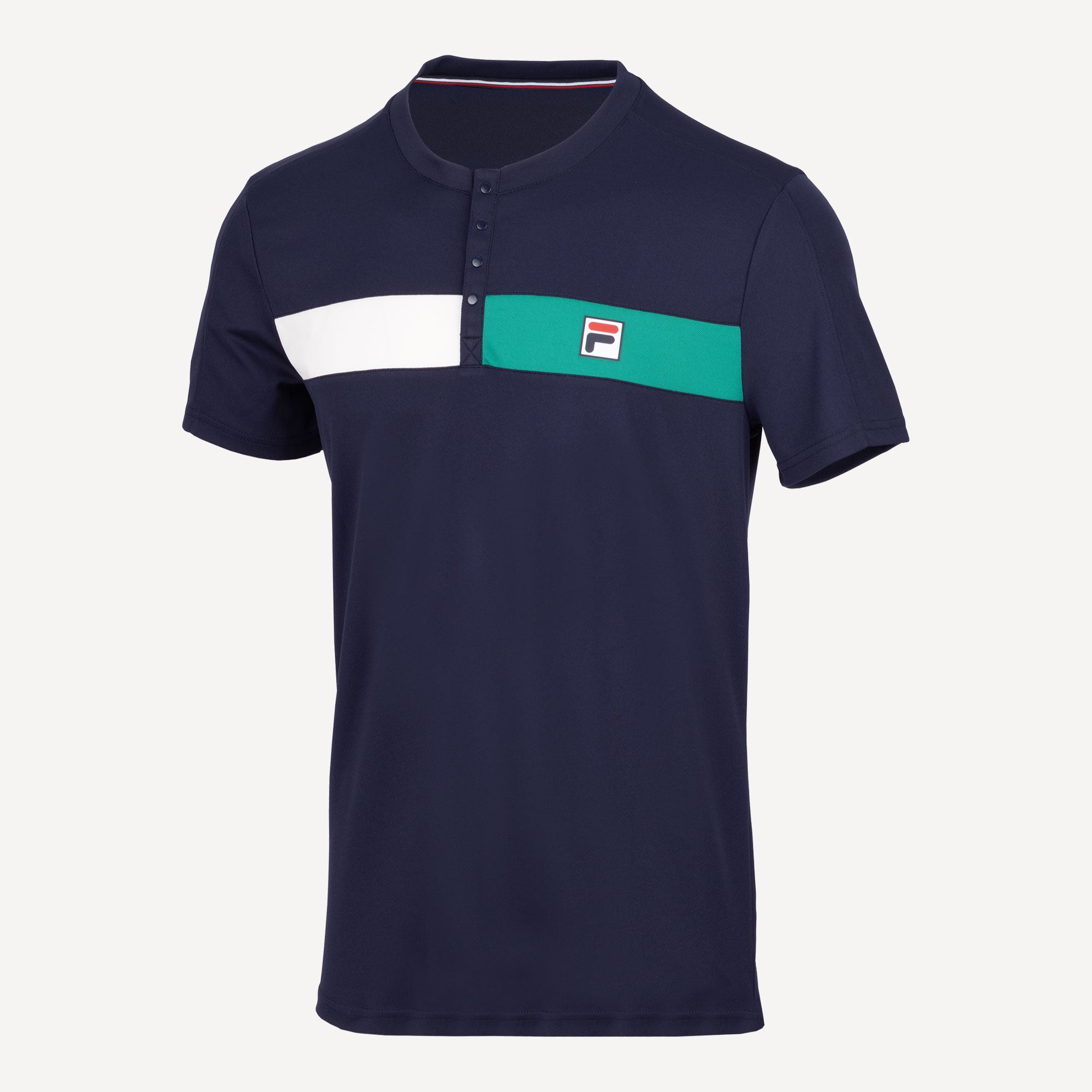 Fila Emilio Men's Tennis Shirt Dark Blue (1)